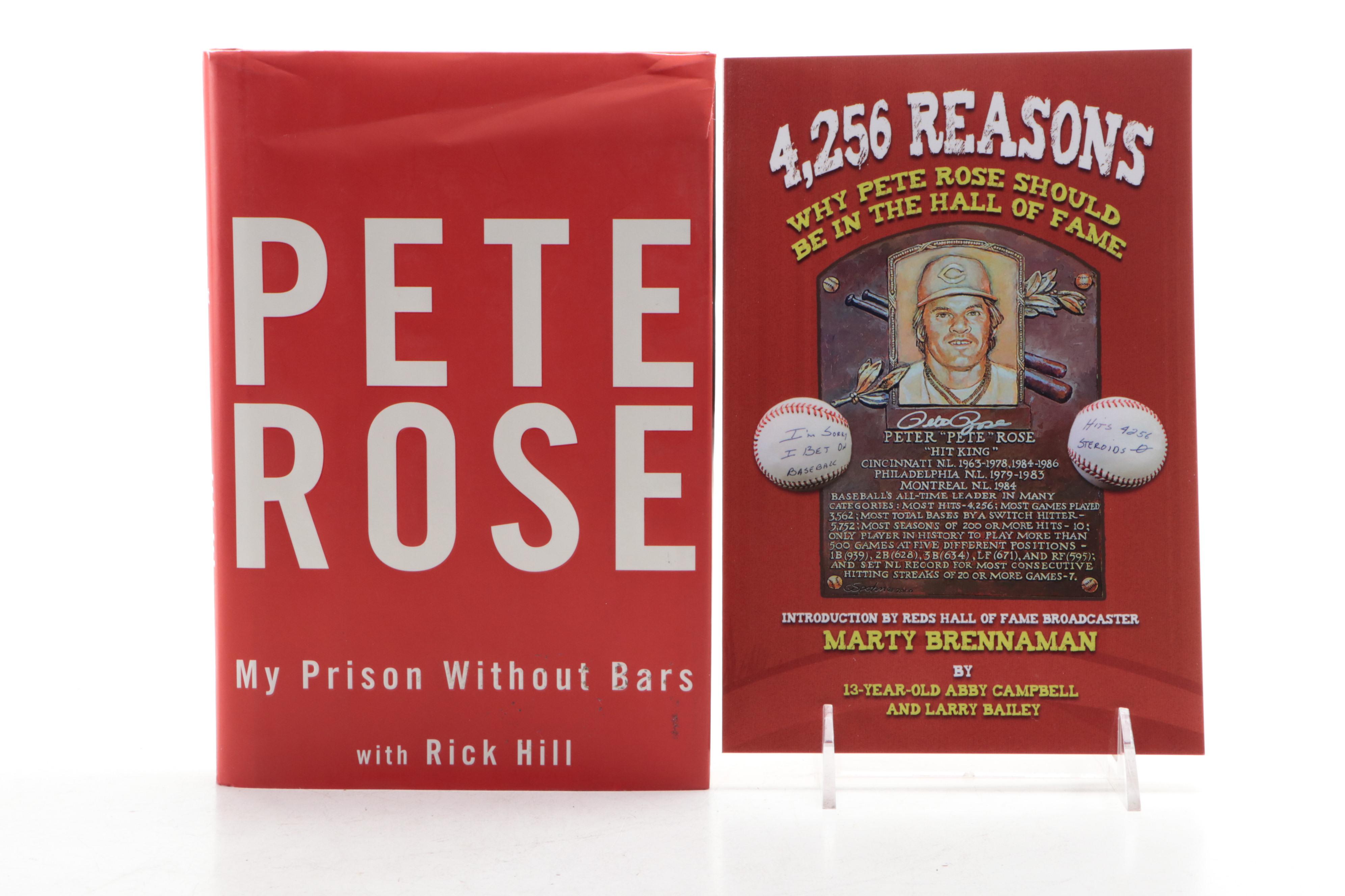 Pete Rose Signed "4192" DVD and Books