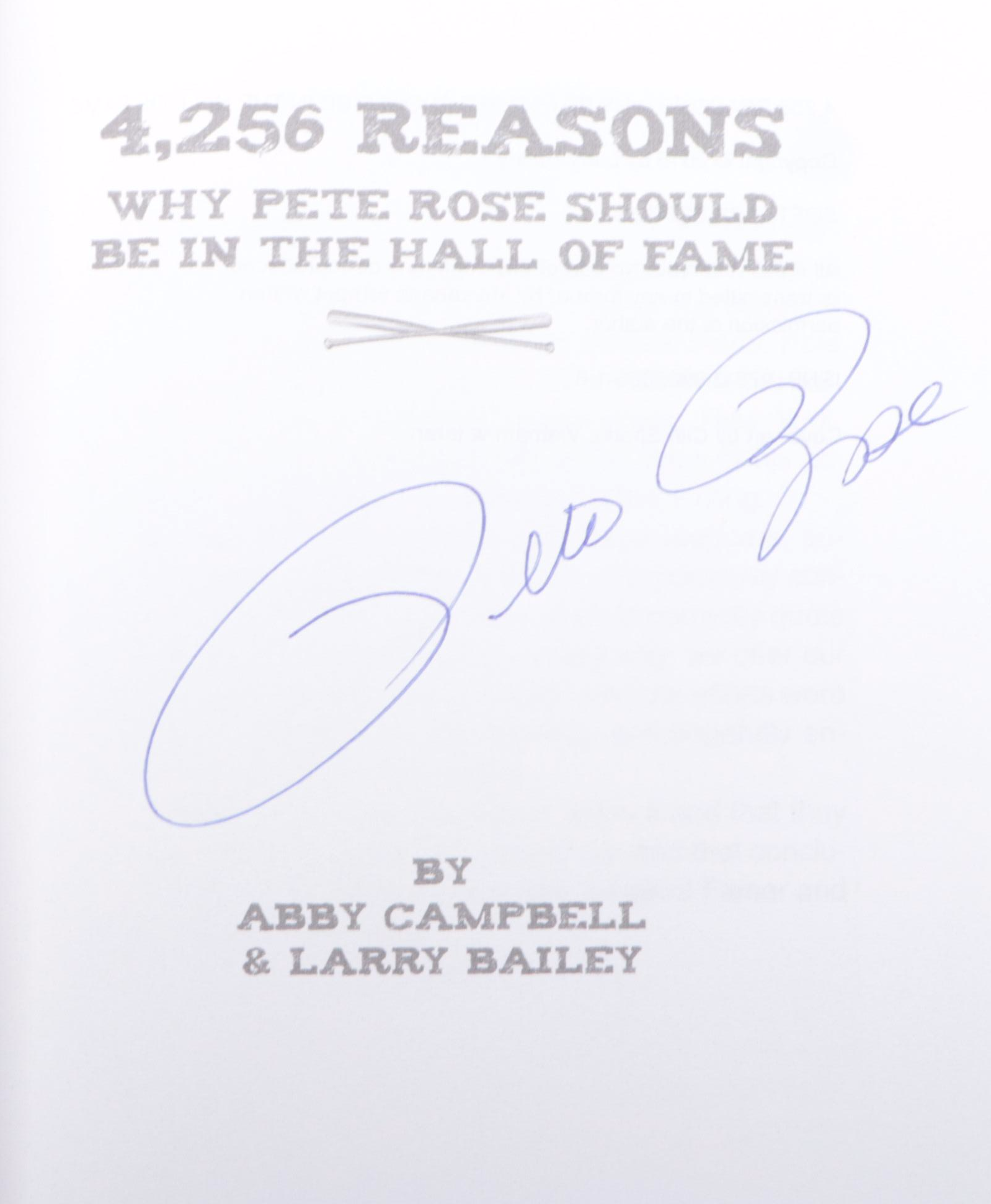 Pete Rose Signed "4192" DVD and Books