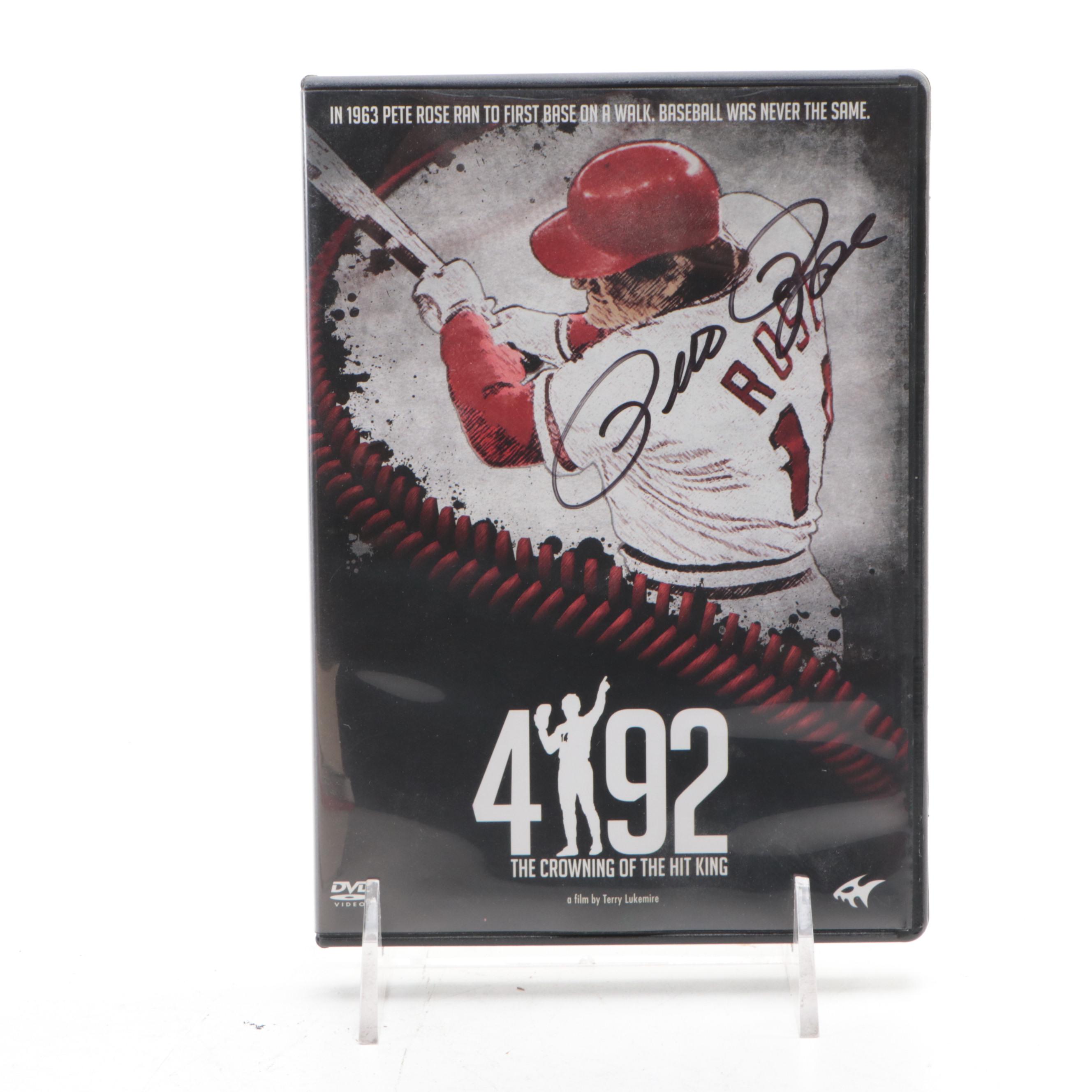 Pete Rose Signed "4192" DVD and Books