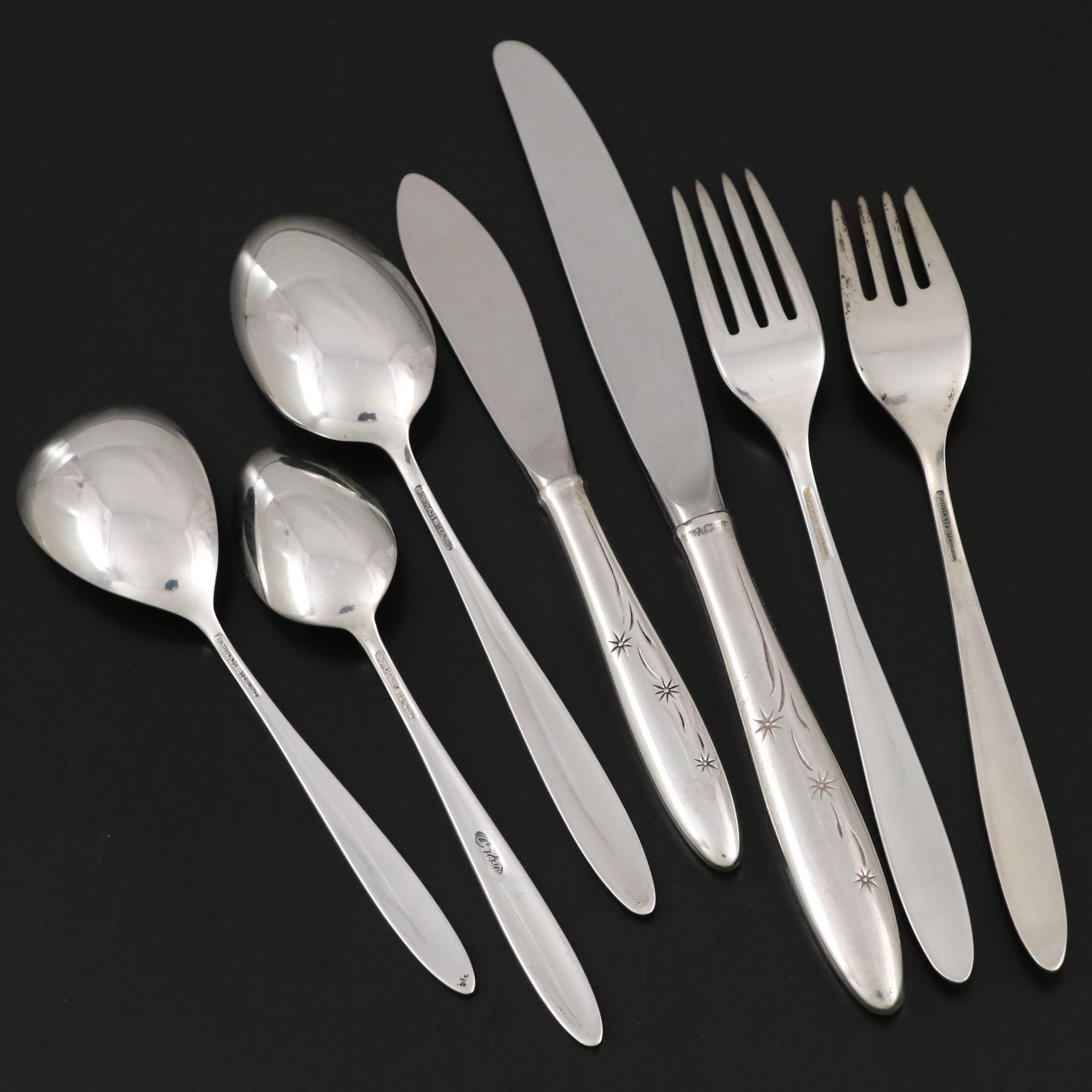 Gorham "Celeste" Sterling Silver Flatware and Serving Utensils