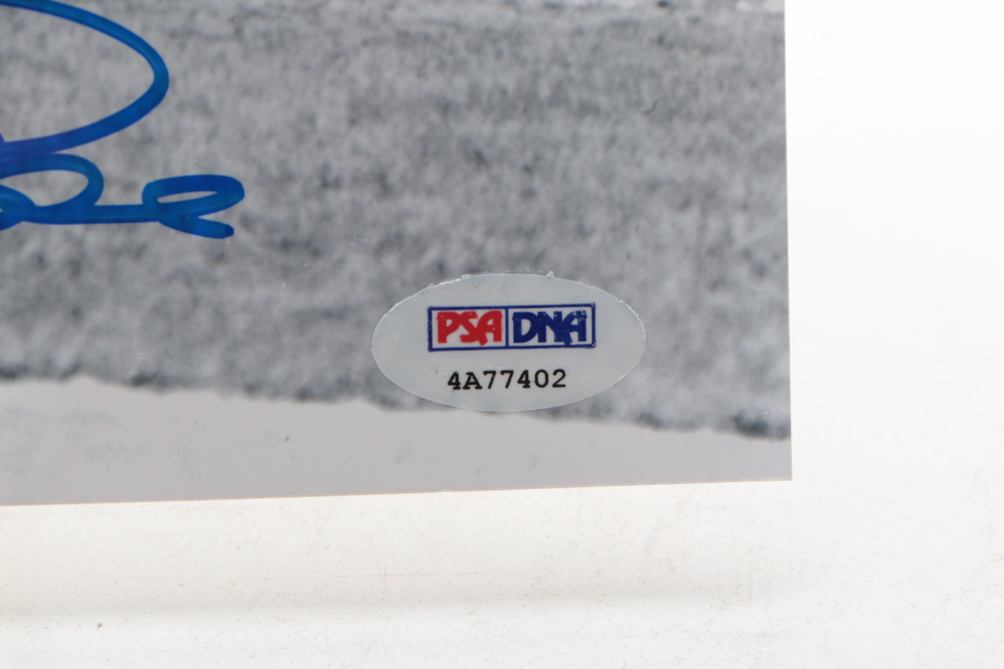 Pete Rose and Ron Lewis Signed Cincinnati Reds Print with More