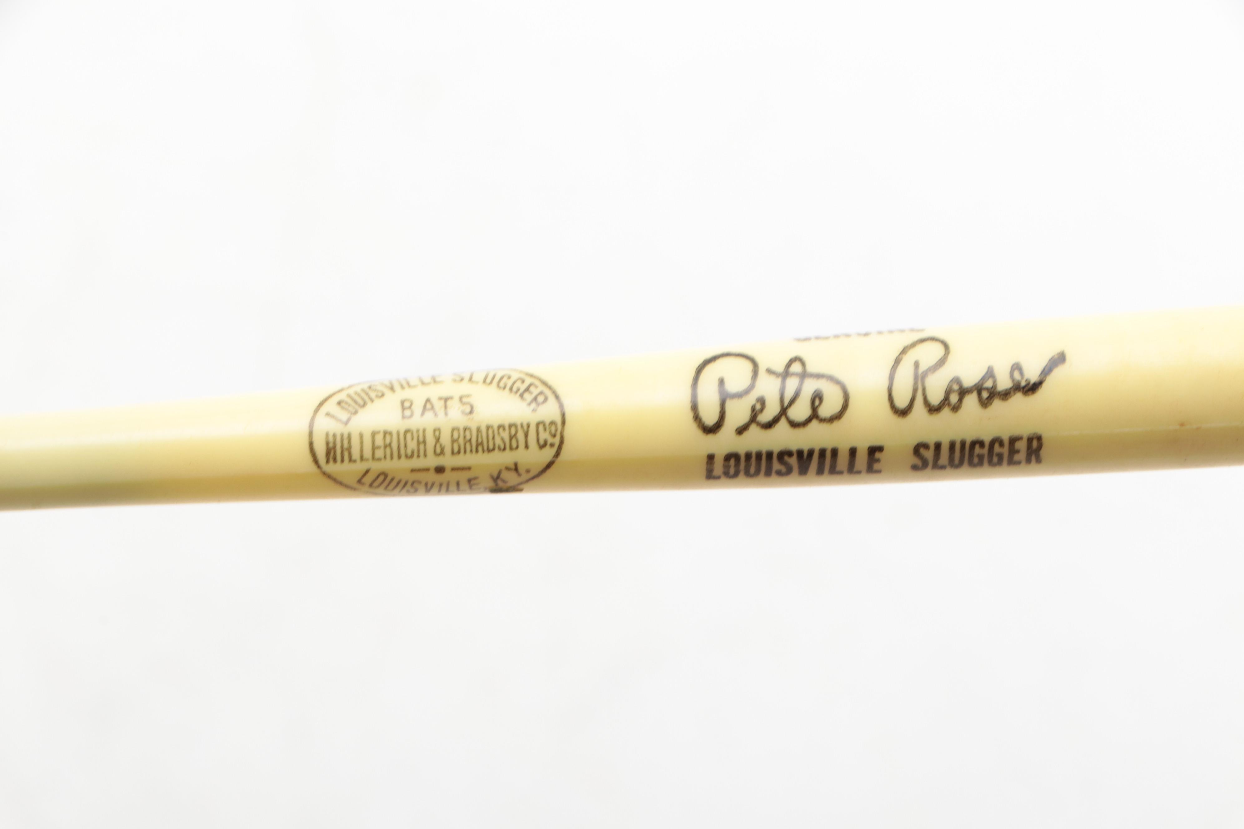 Pete Rose and Ron Lewis Signed Cincinnati Reds Print with More