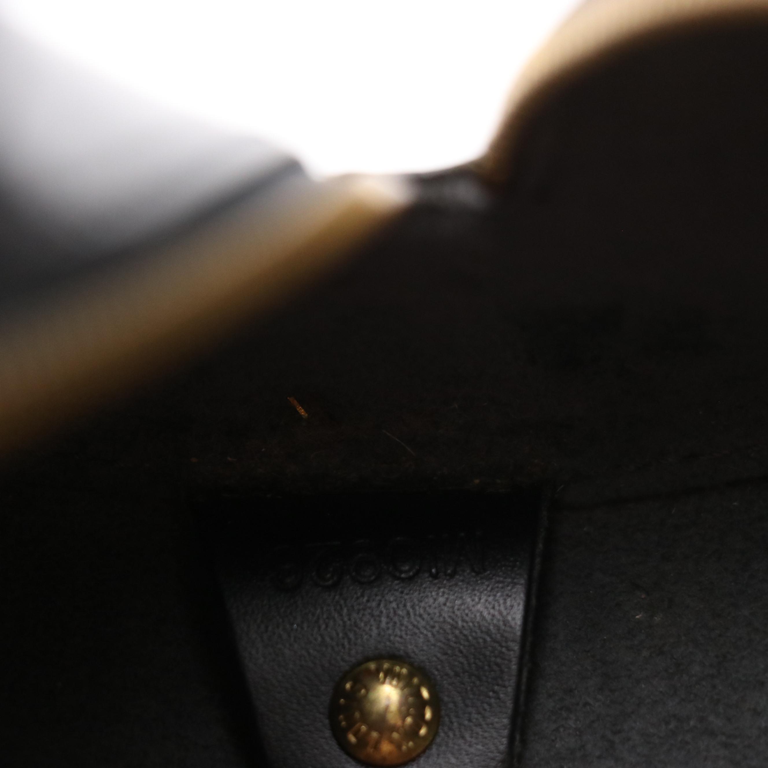 Louis Vuitton Soufflot Barrel Bag in Black Epi Leather