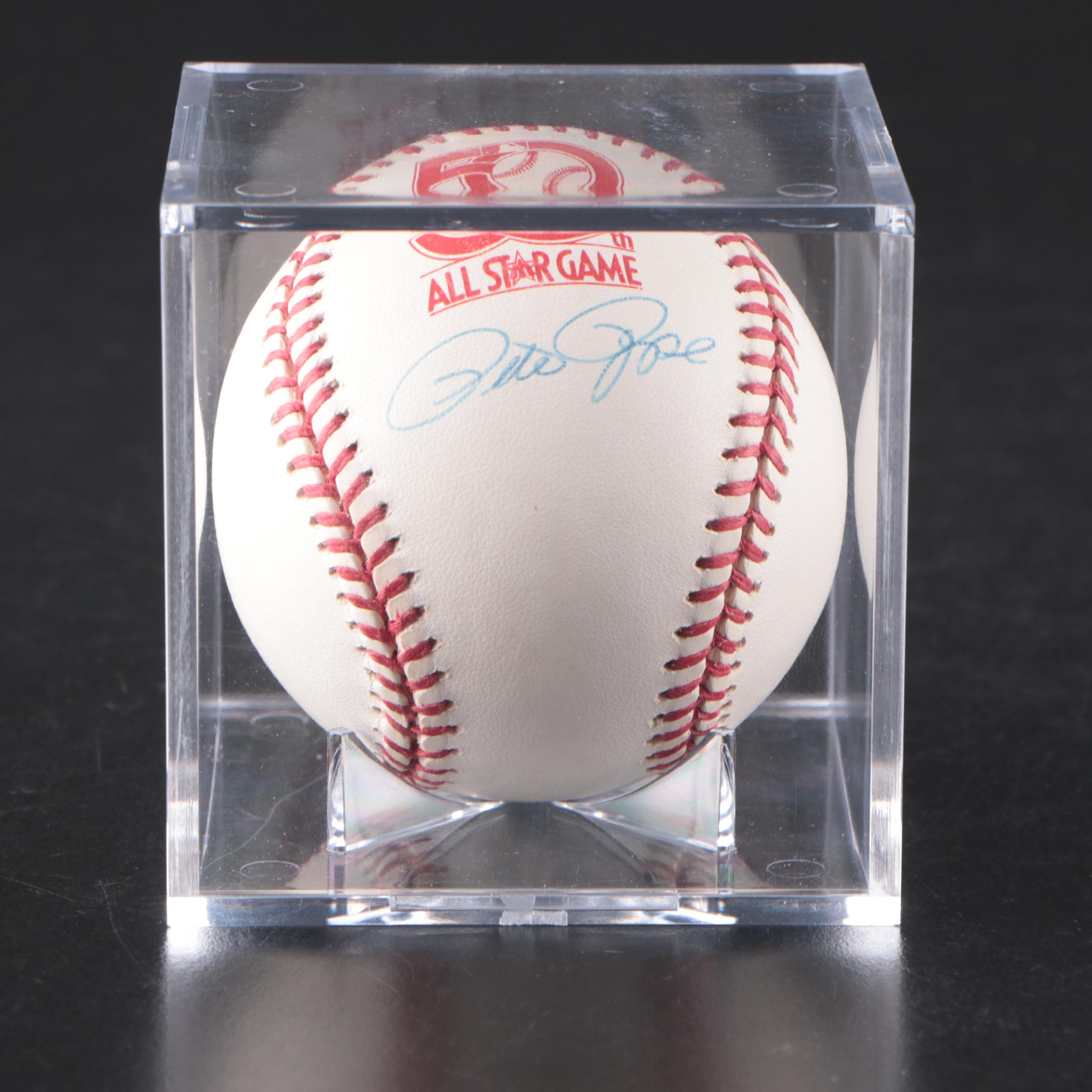 Pete Rose Signed Rawlings Official 1979 All-Star Game Baseball with More