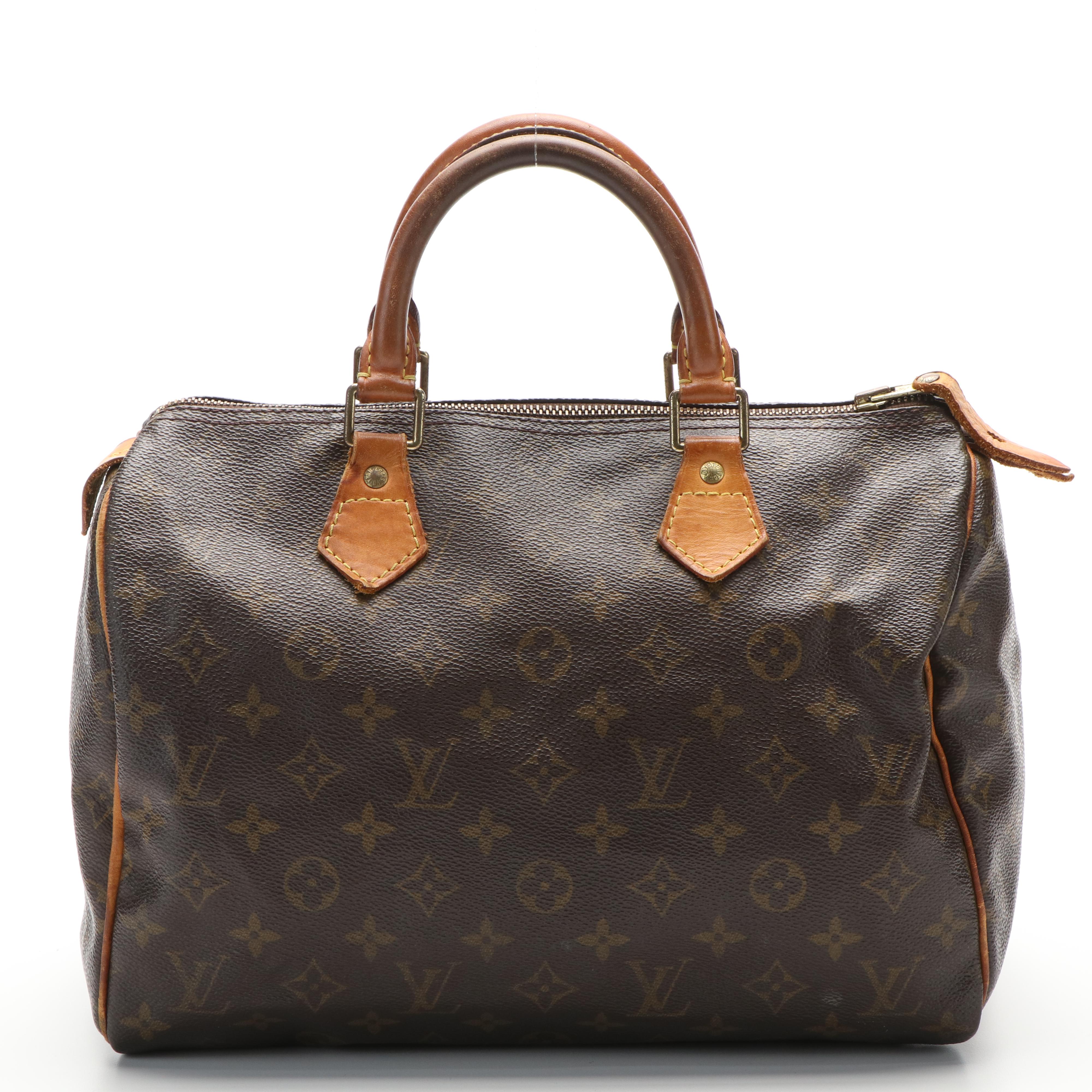 Louis Vuitton Speedy 30 Handbag in Monogram Canvas