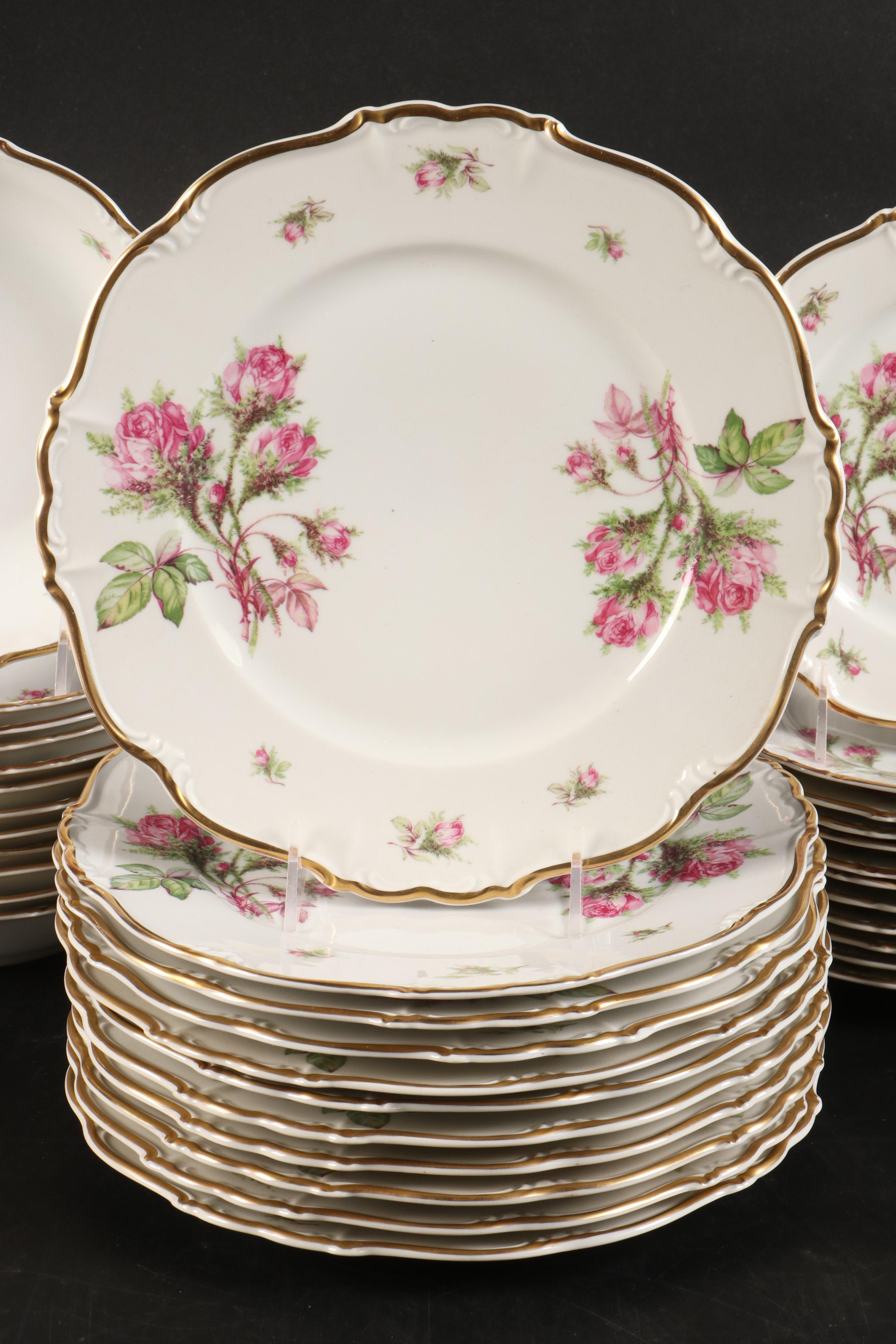 Edelstein "Moss Rose" Porcelain Gravy Boat, Lidded Bowls and More