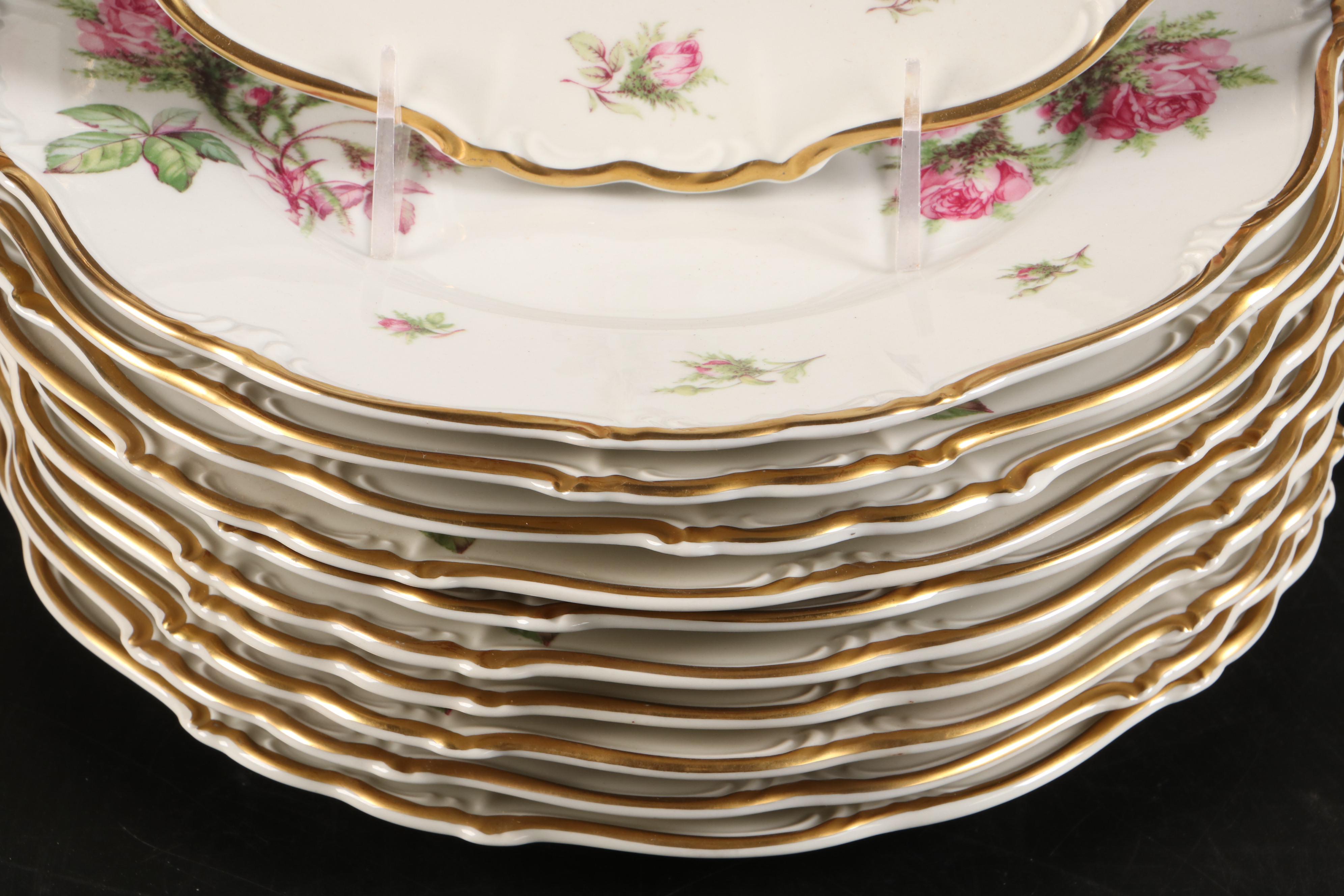 Edelstein "Moss Rose" Porcelain Gravy Boat, Lidded Bowls and More