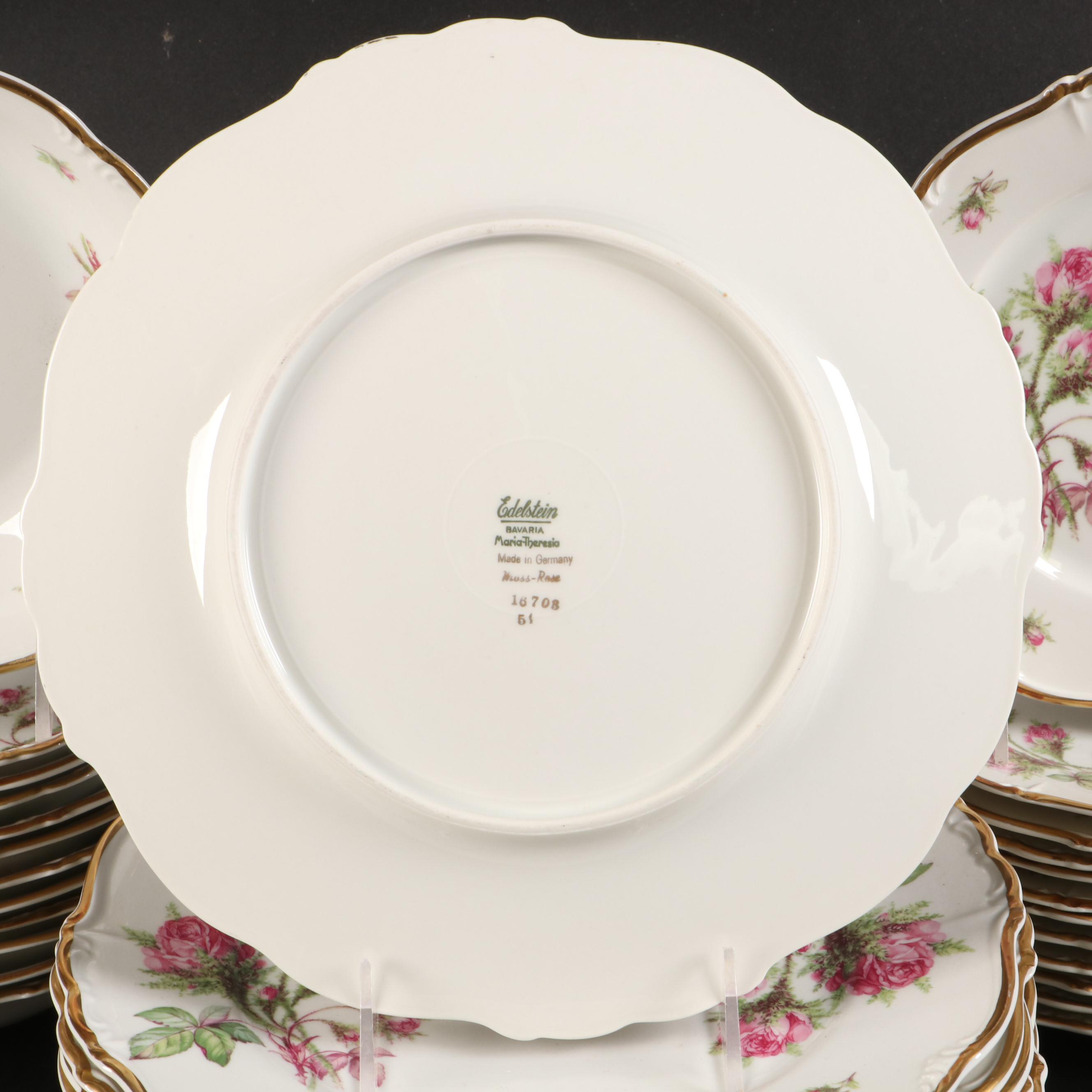 Edelstein "Moss Rose" Porcelain Gravy Boat, Lidded Bowls and More