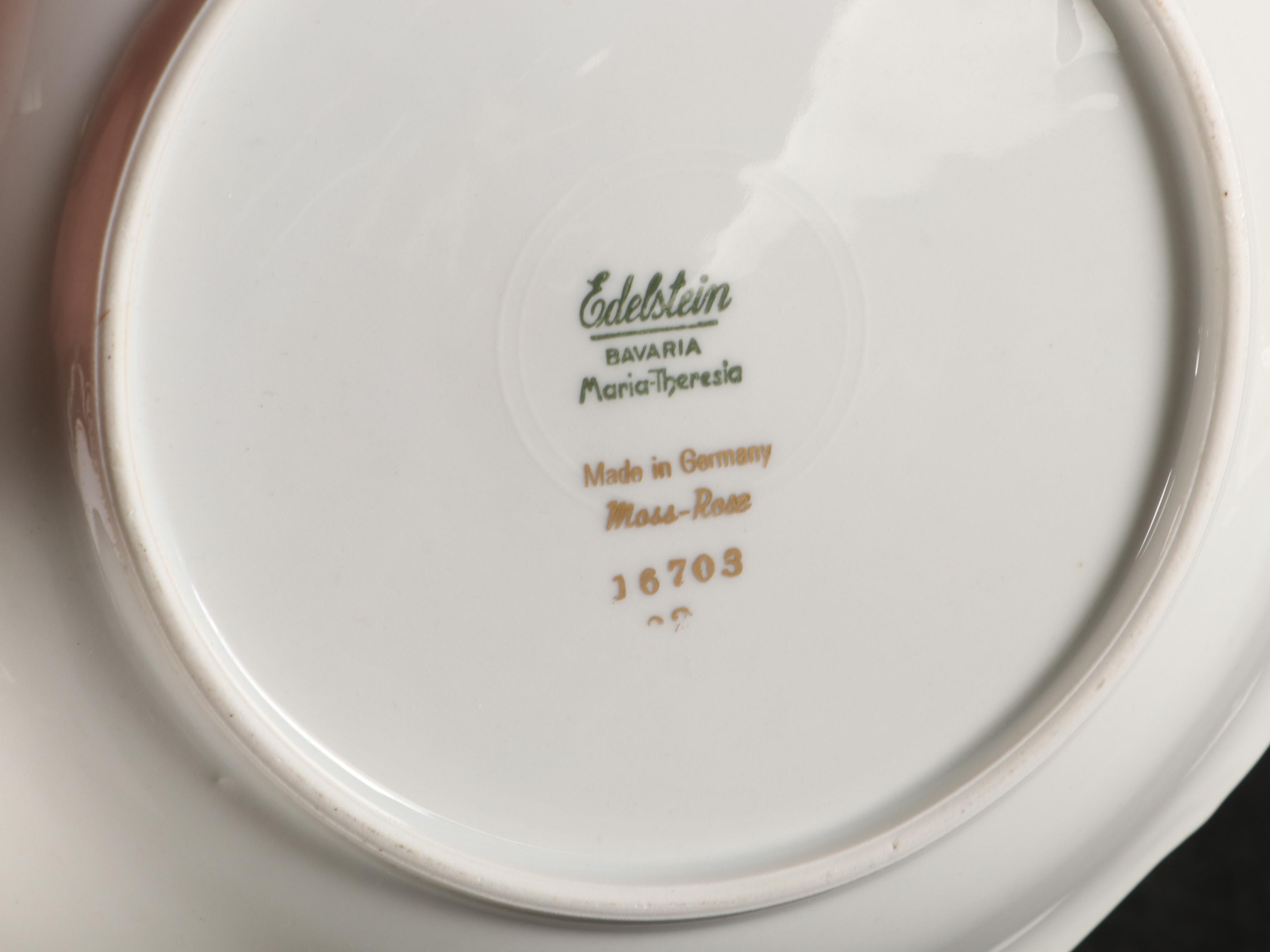 Edelstein "Moss Rose" Porcelain Gravy Boat, Lidded Bowls and More