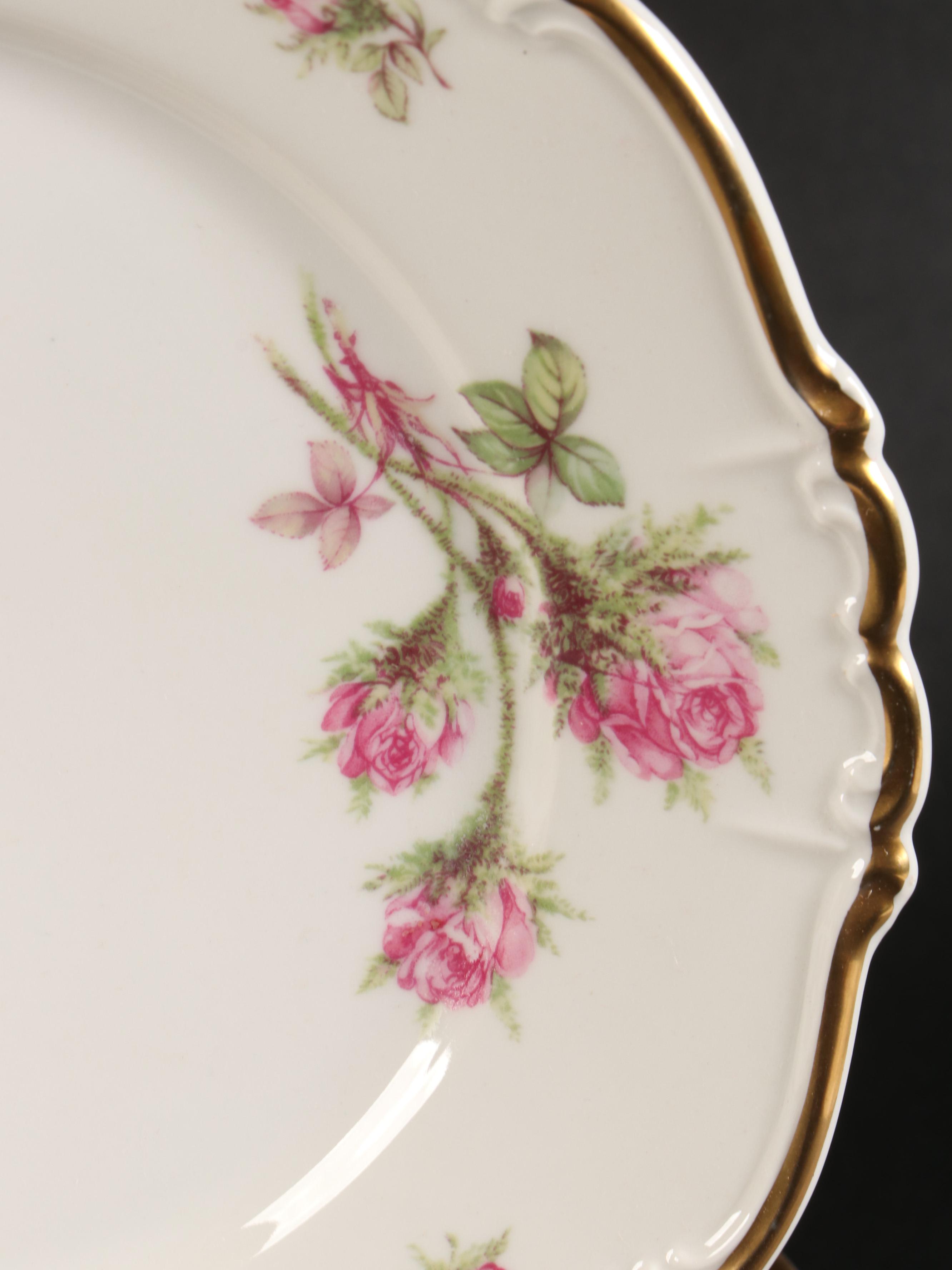 Edelstein "Moss Rose" Porcelain Gravy Boat, Lidded Bowls and More