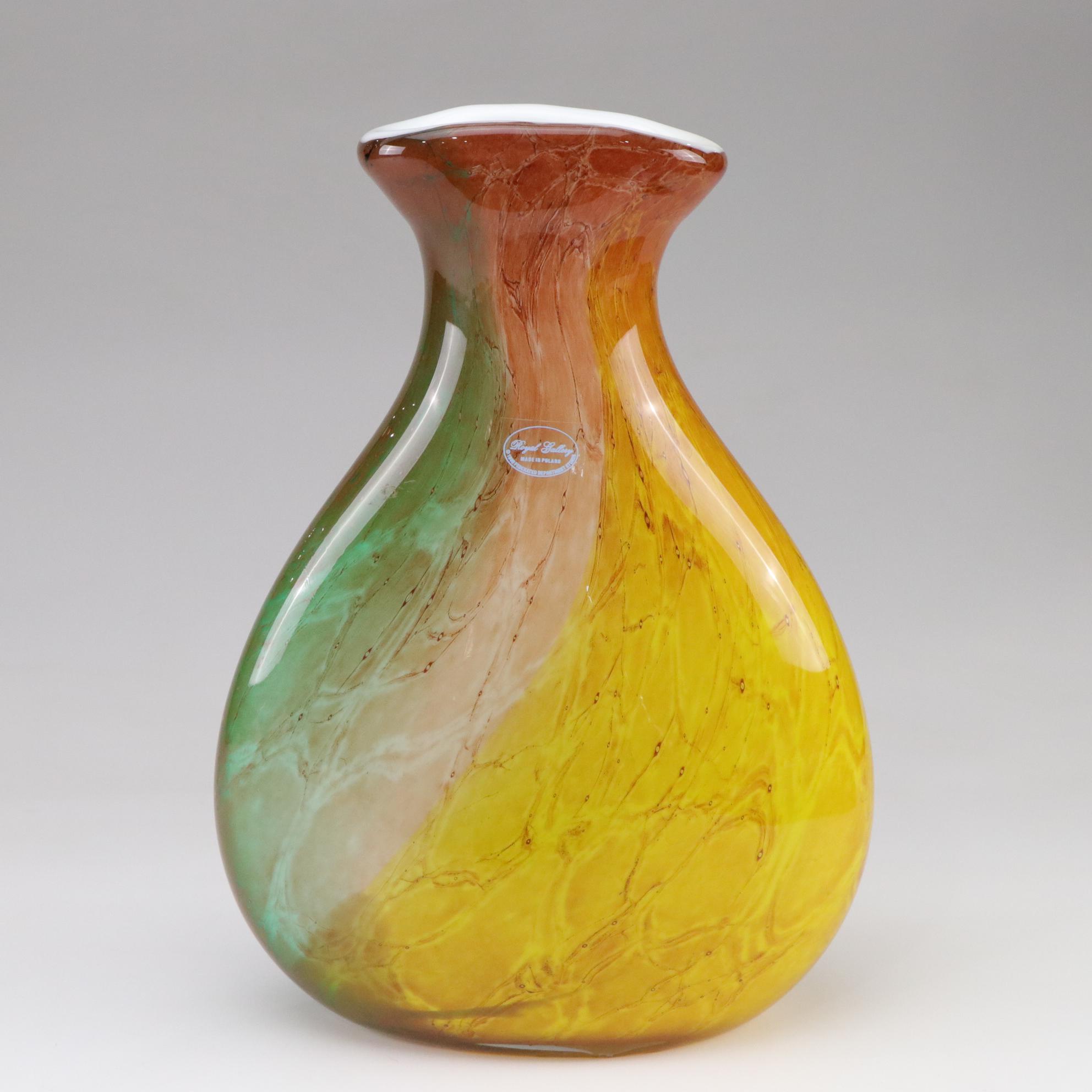 Royal Gallery Art Glass Vase