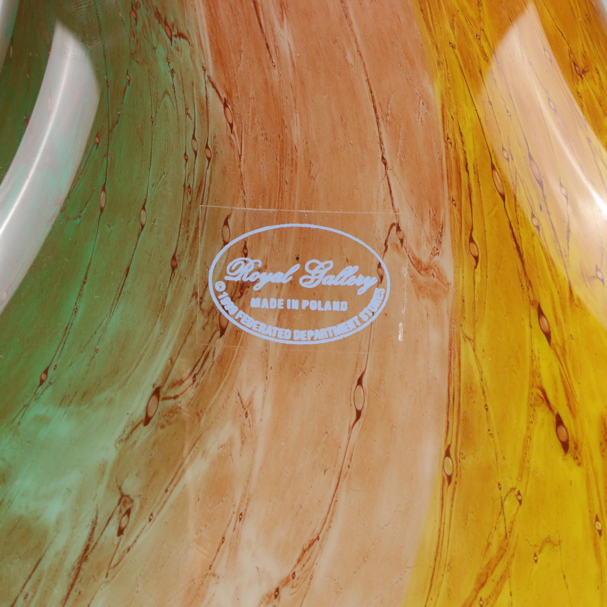 Royal Gallery Art Glass Vase