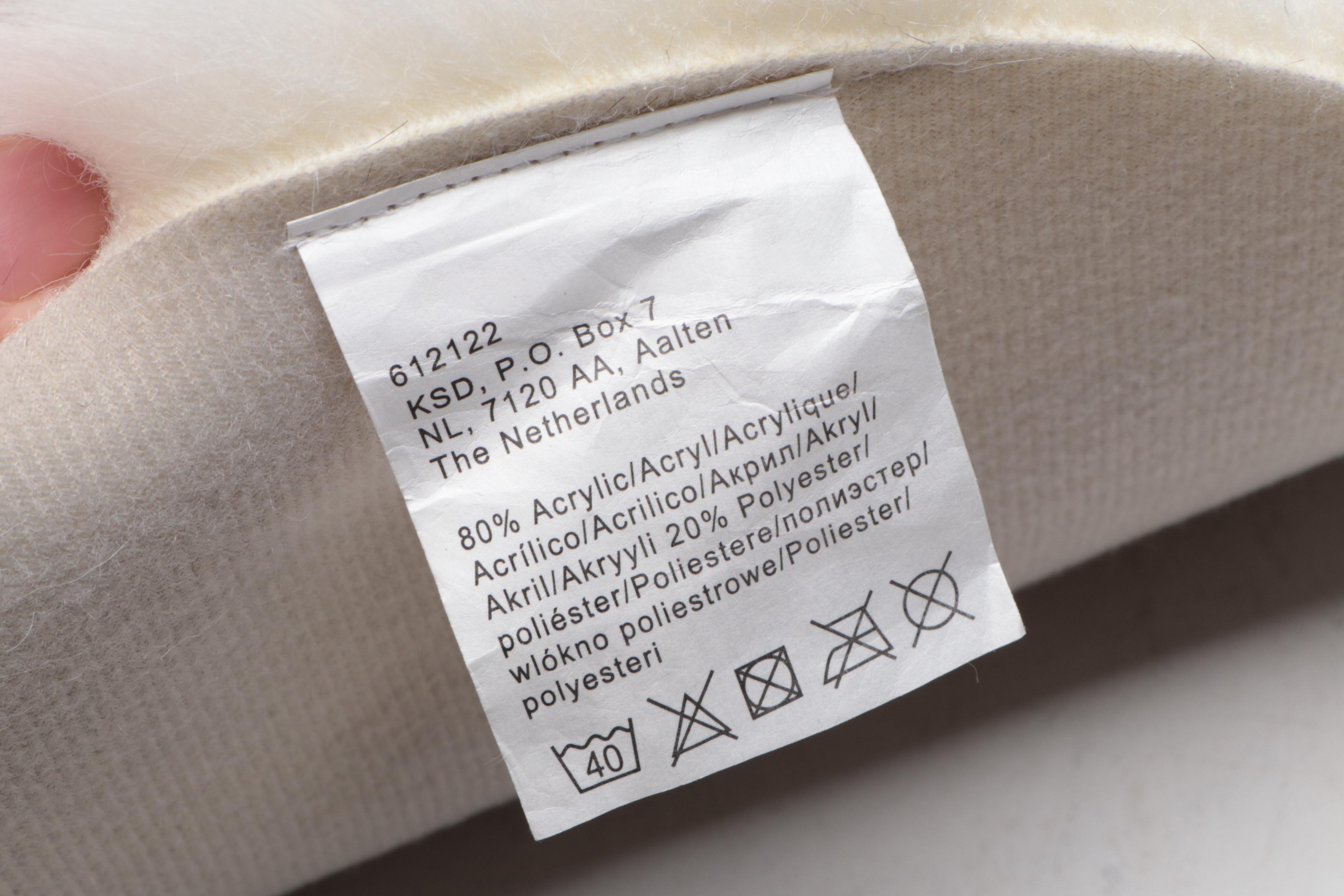 Four Machine Made Faux Fur Floor Mats