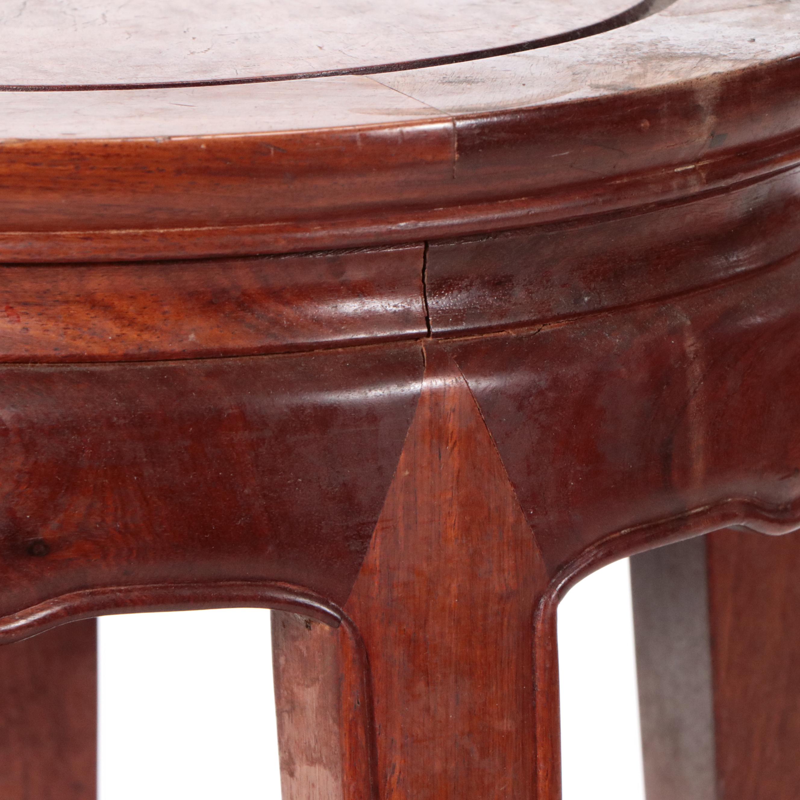 Pair of Chinese Carved Wood Plant Stands