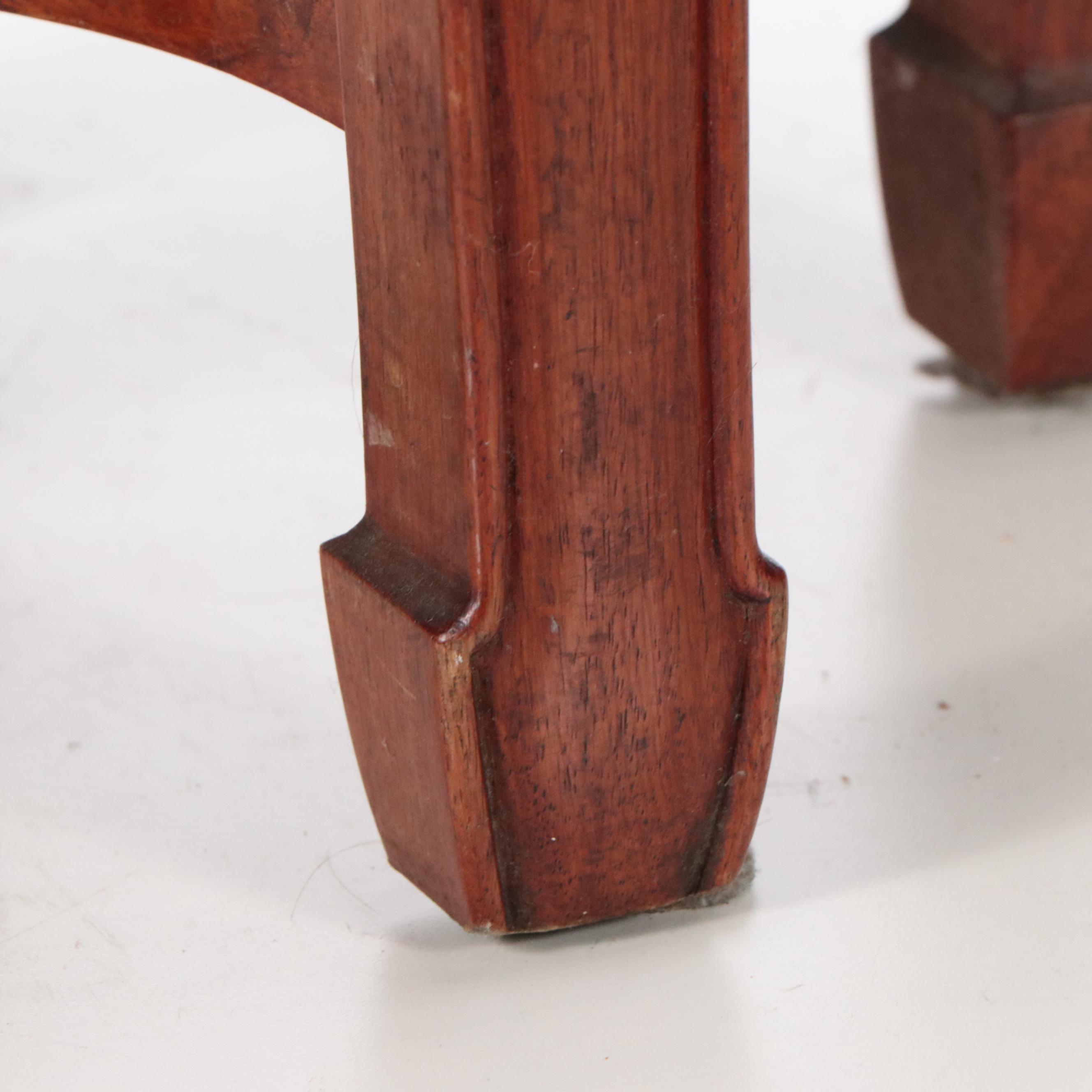 Pair of Chinese Carved Wood Plant Stands