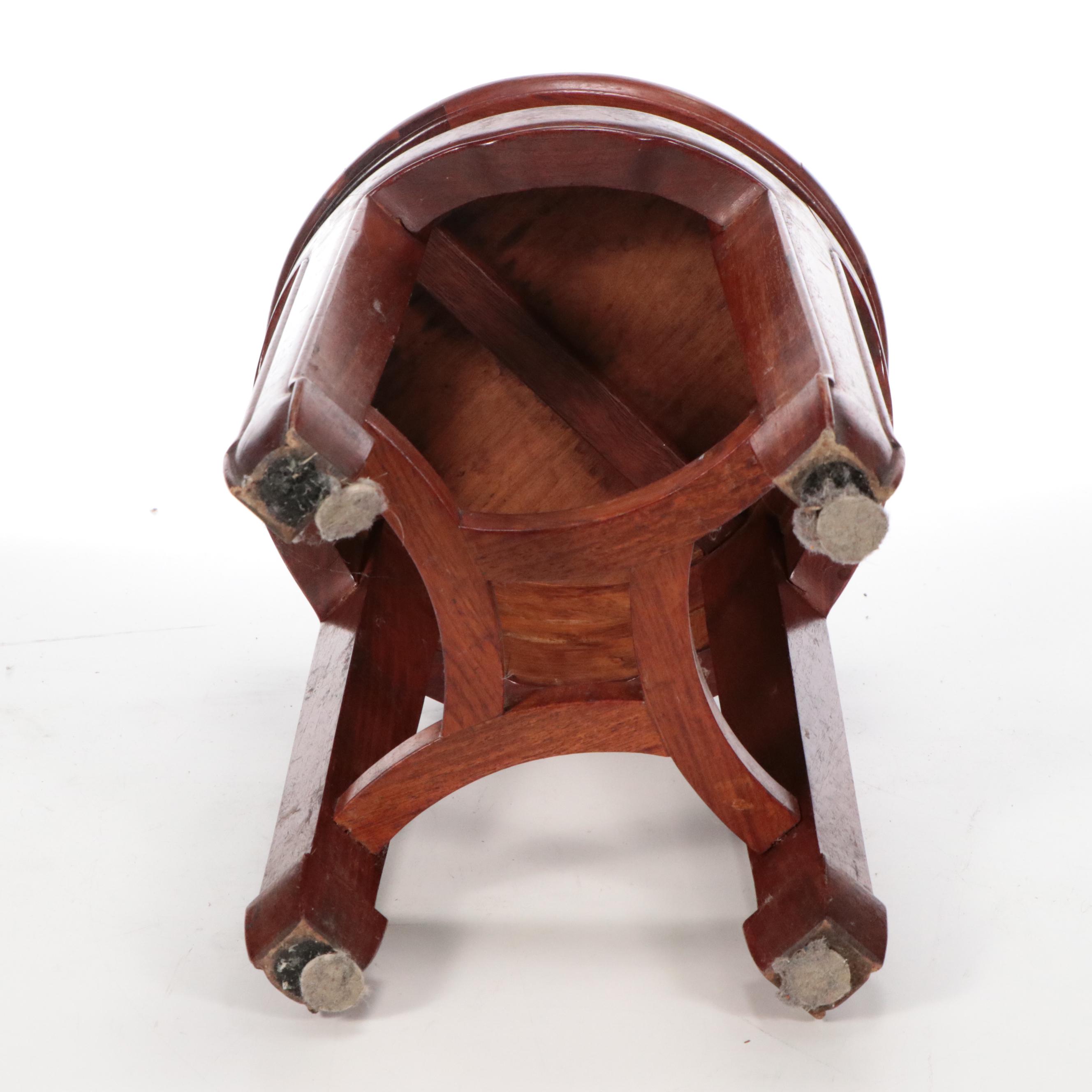 Pair of Chinese Carved Wood Plant Stands