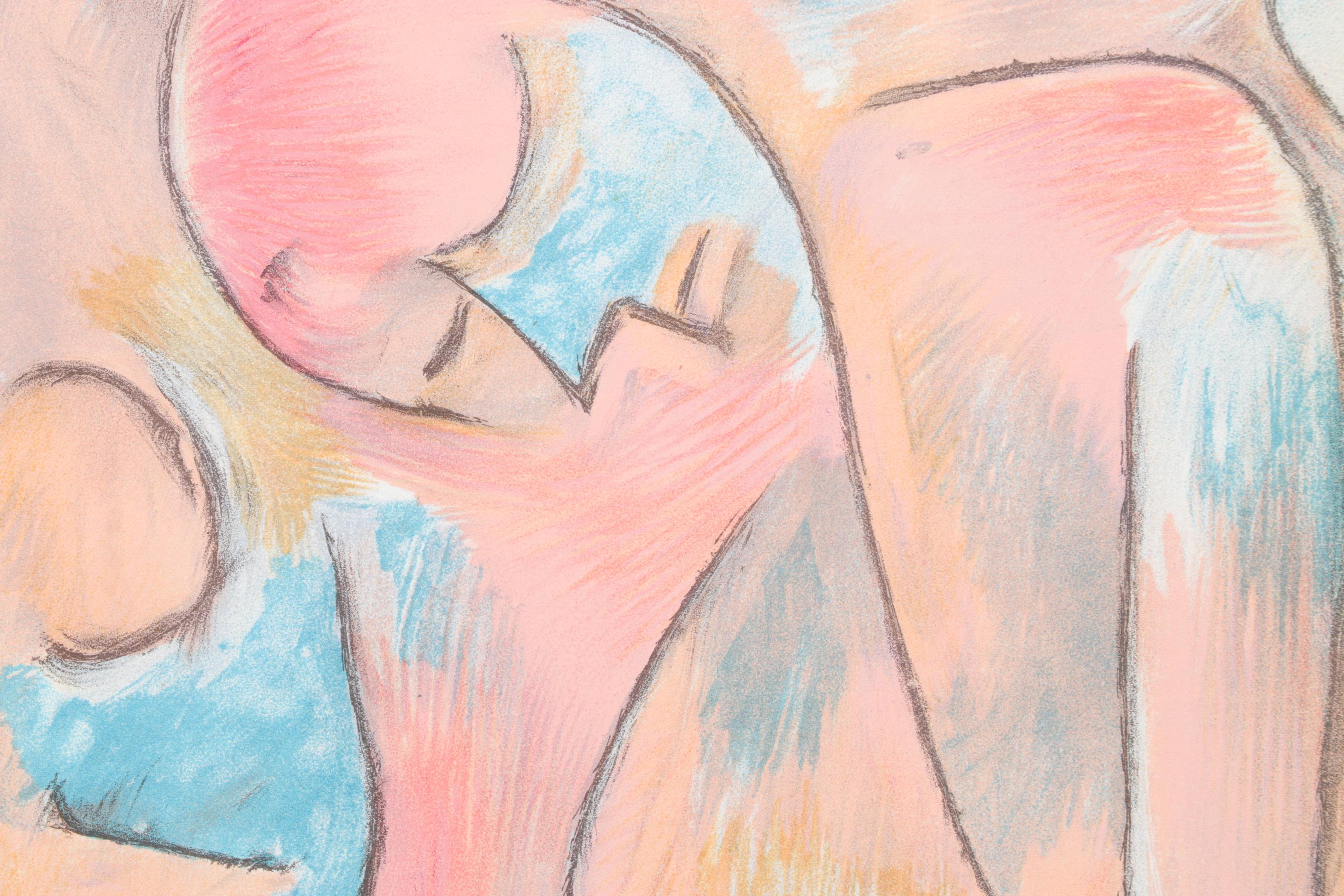 Paul Klee Color Lithograph "L'hiver" for "Verve," 1938