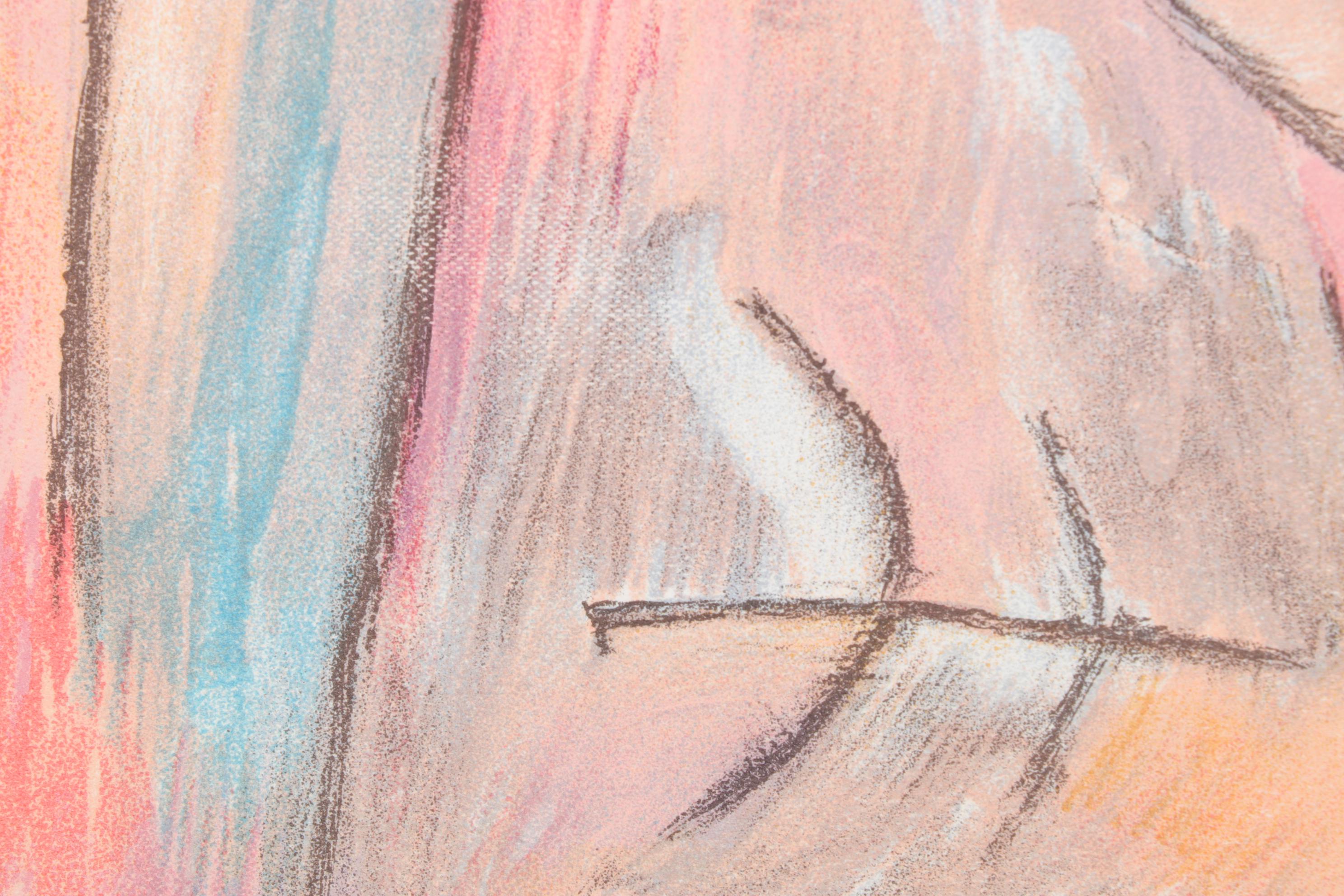 Paul Klee Color Lithograph "L'hiver" for "Verve," 1938