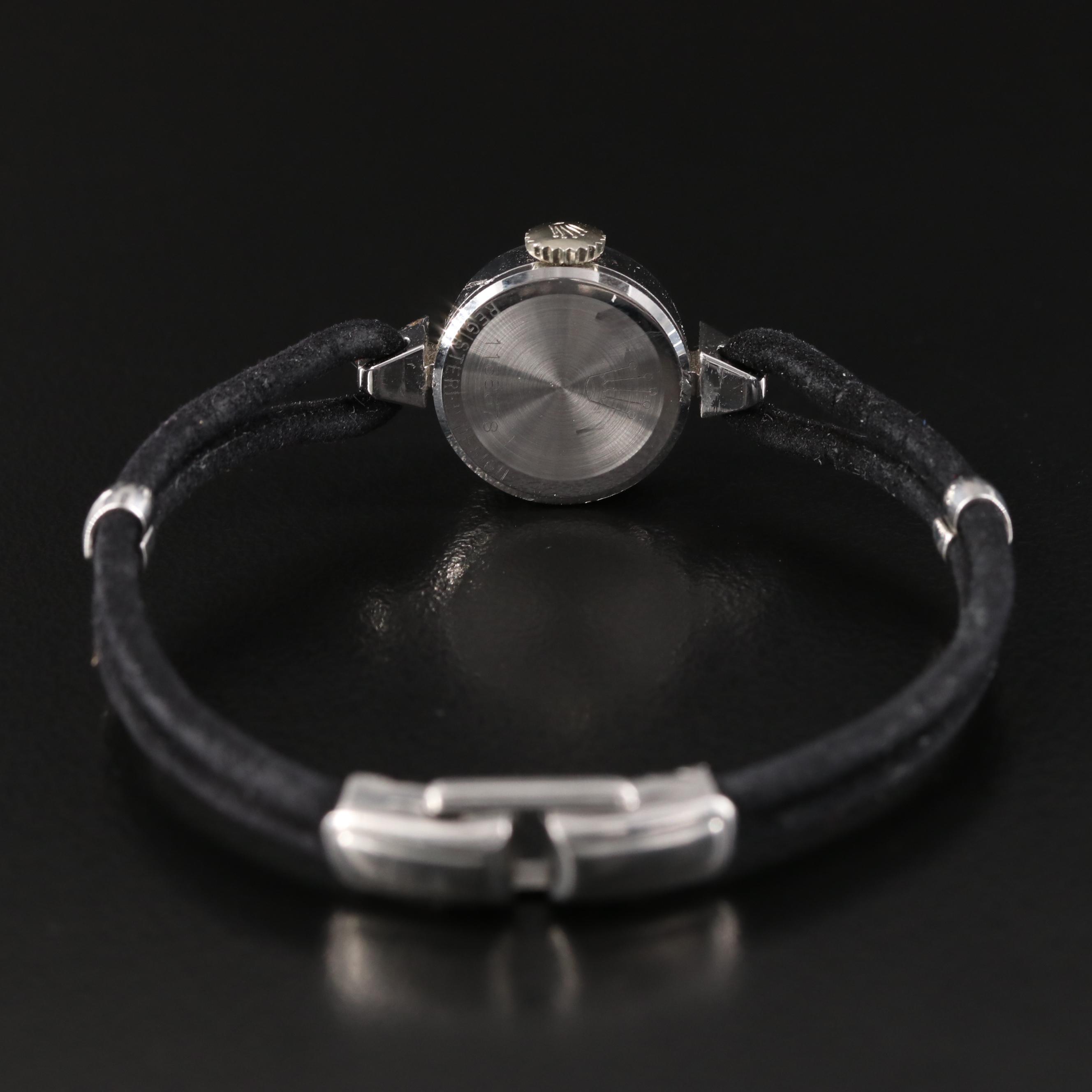 18K Rolex Orchid 1959 Stem Wind Watch