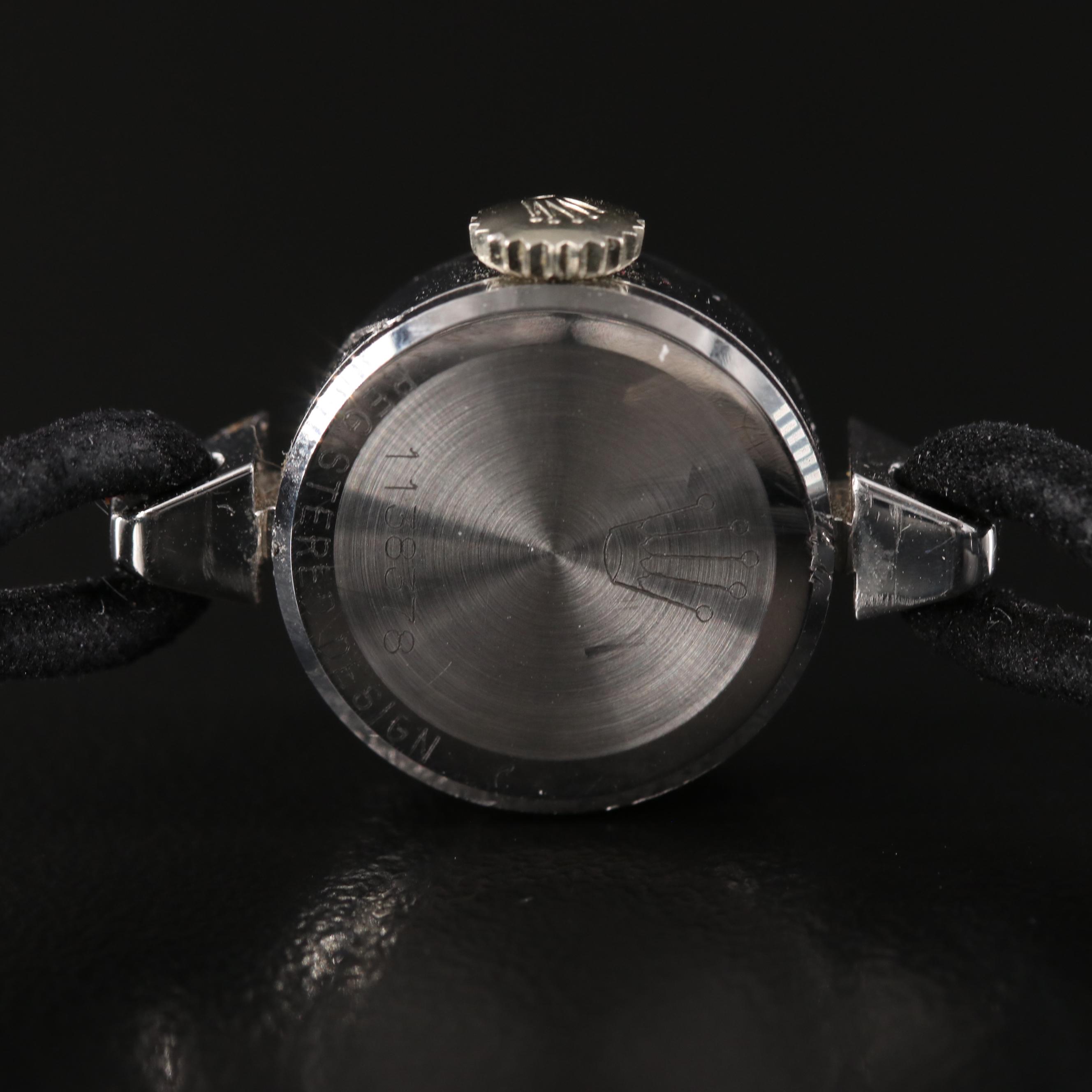 18K Rolex Orchid 1959 Stem Wind Watch