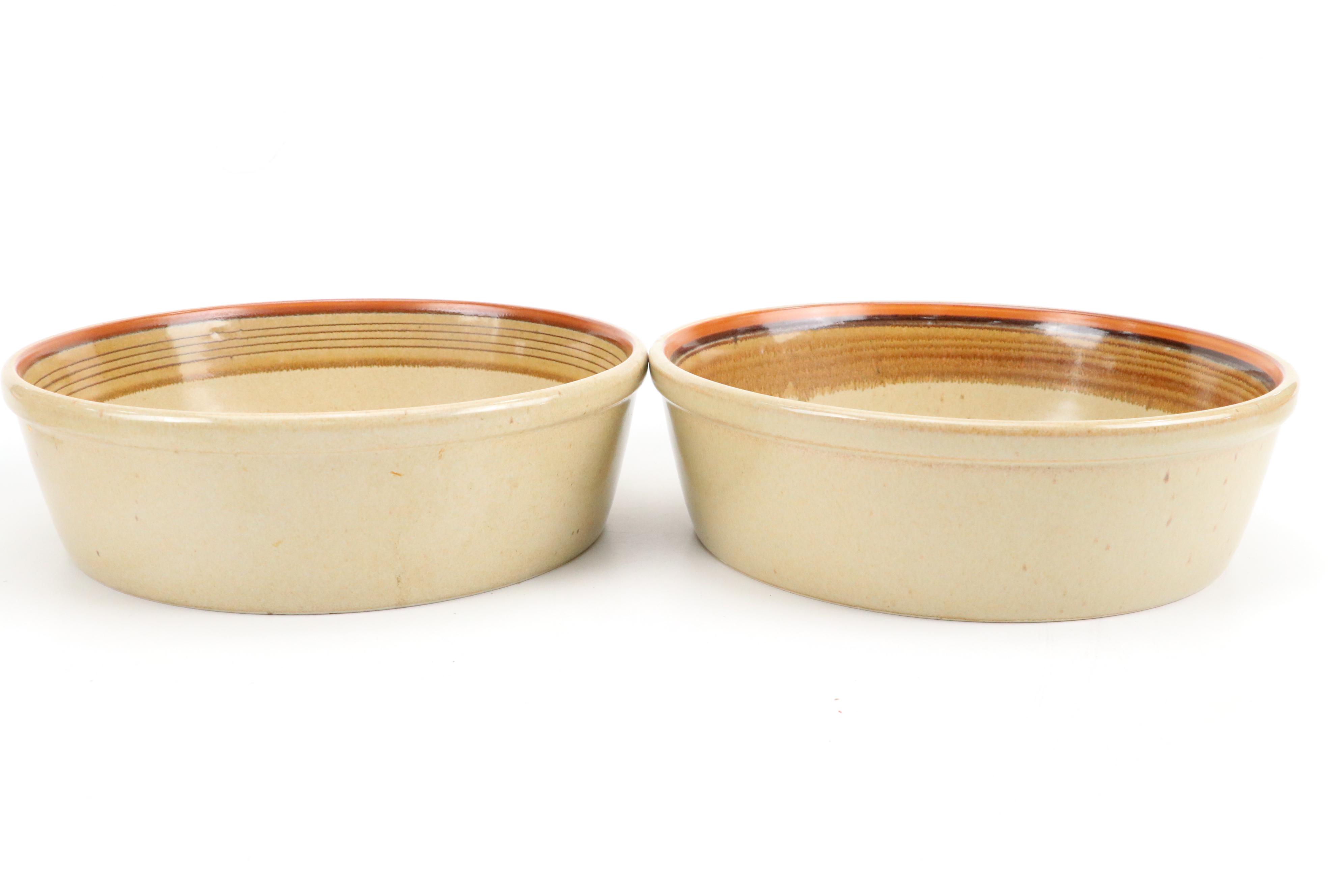 Mikasa "Country Cabin" Ceramic Vegetable Bowls, Butter Trays and More