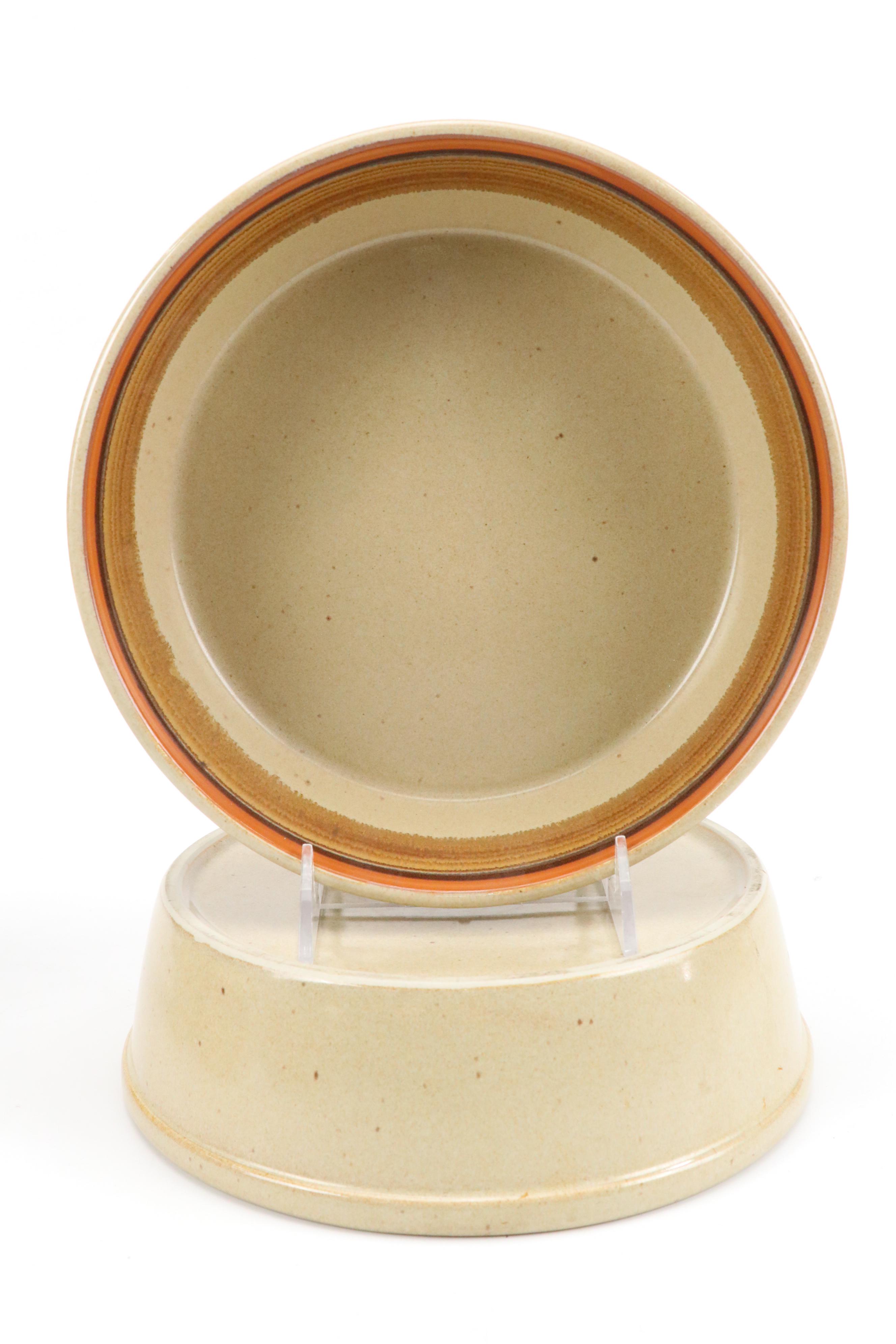 Mikasa "Country Cabin" Ceramic Vegetable Bowls, Butter Trays and More