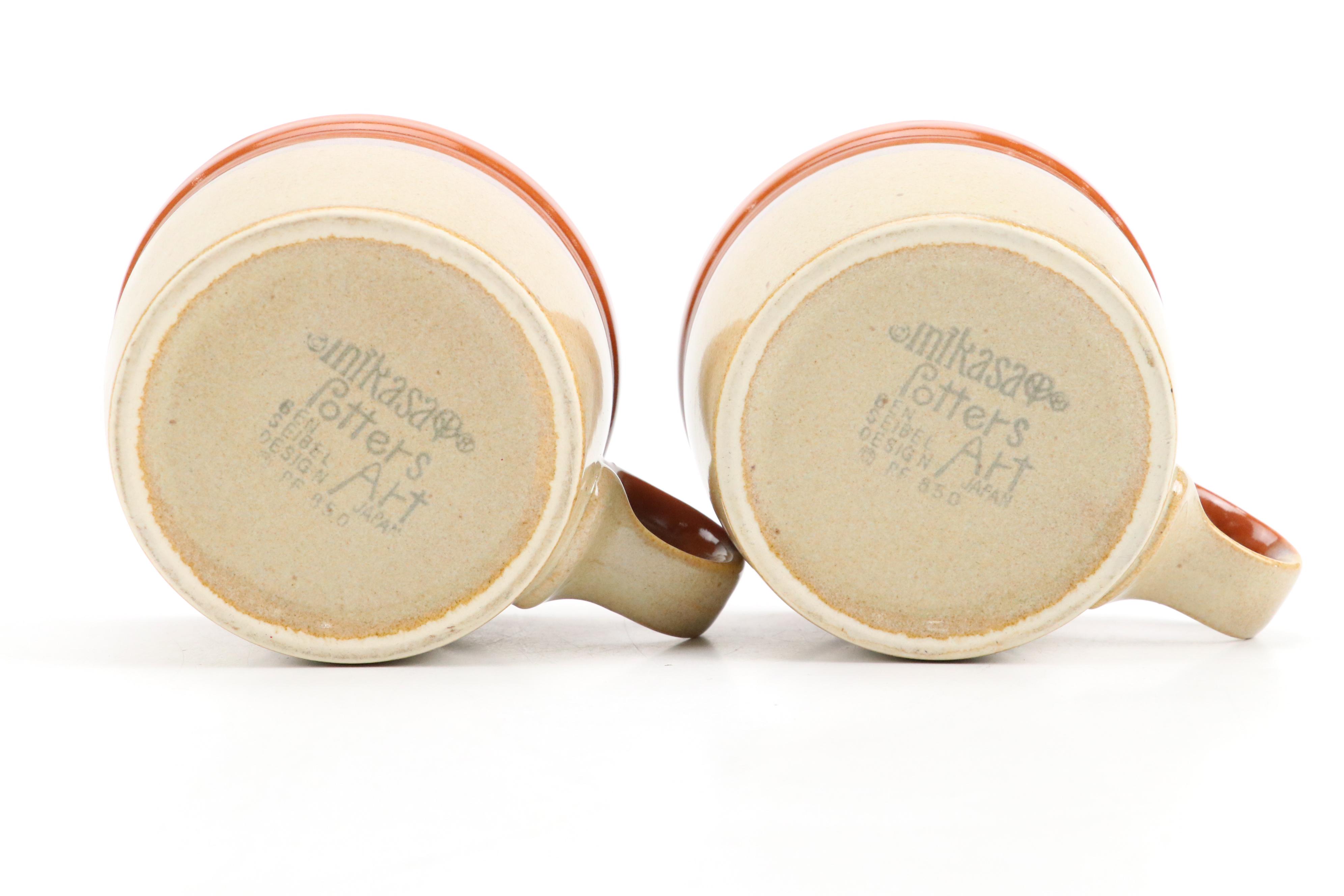 Mikasa "Country Cabin" Ceramic Vegetable Bowls, Butter Trays and More