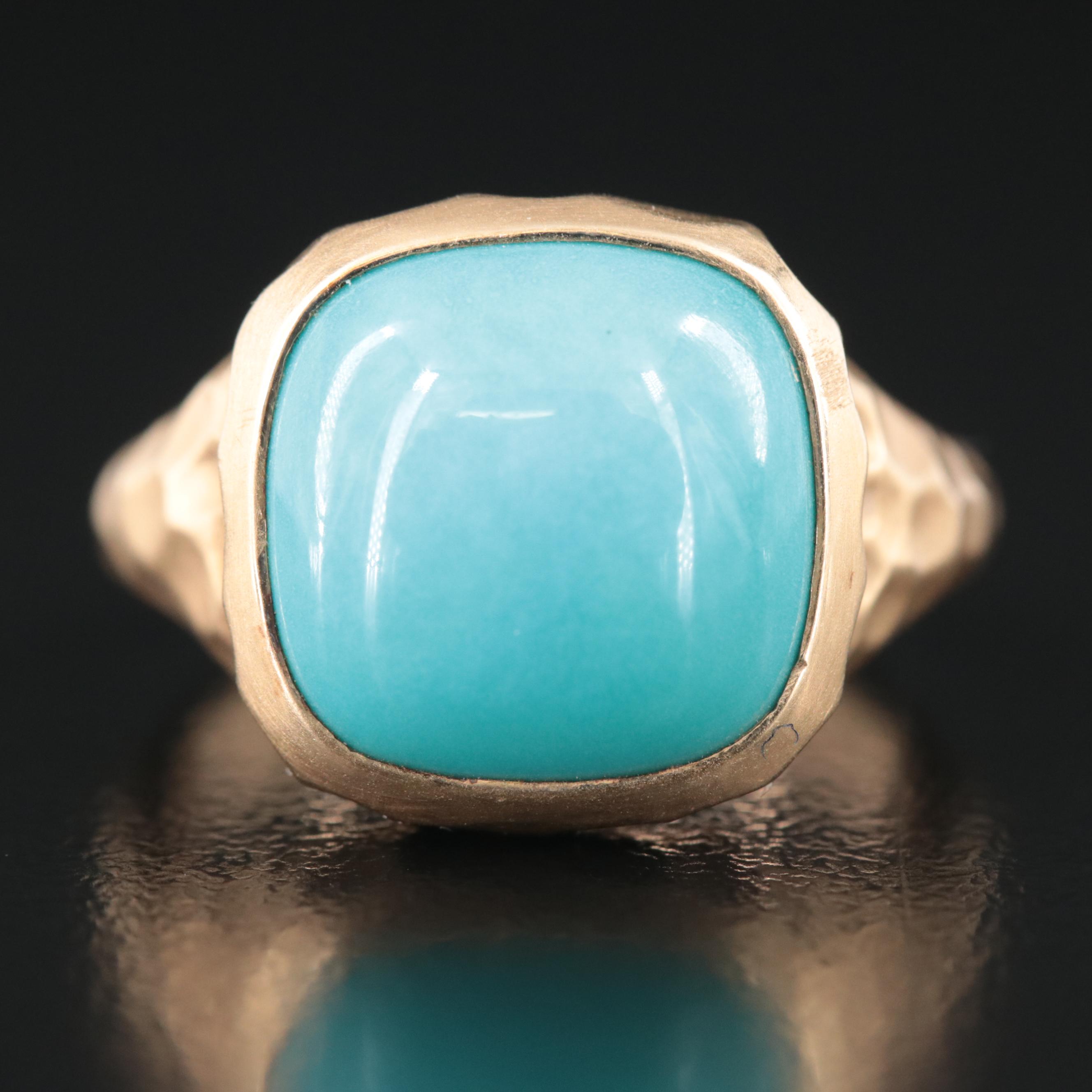 14K Turquoise Ring