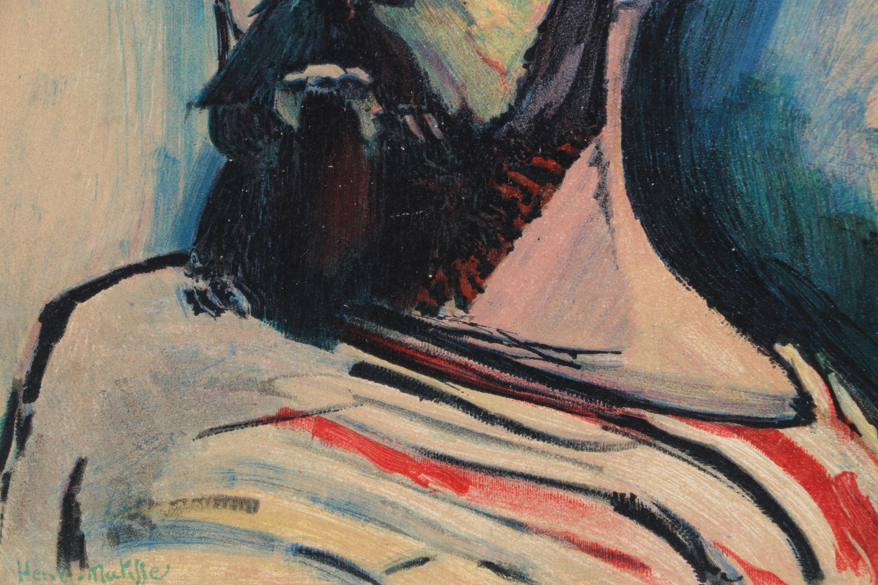 Henri Matisse Reproduction Self-portrait Color Lithograph