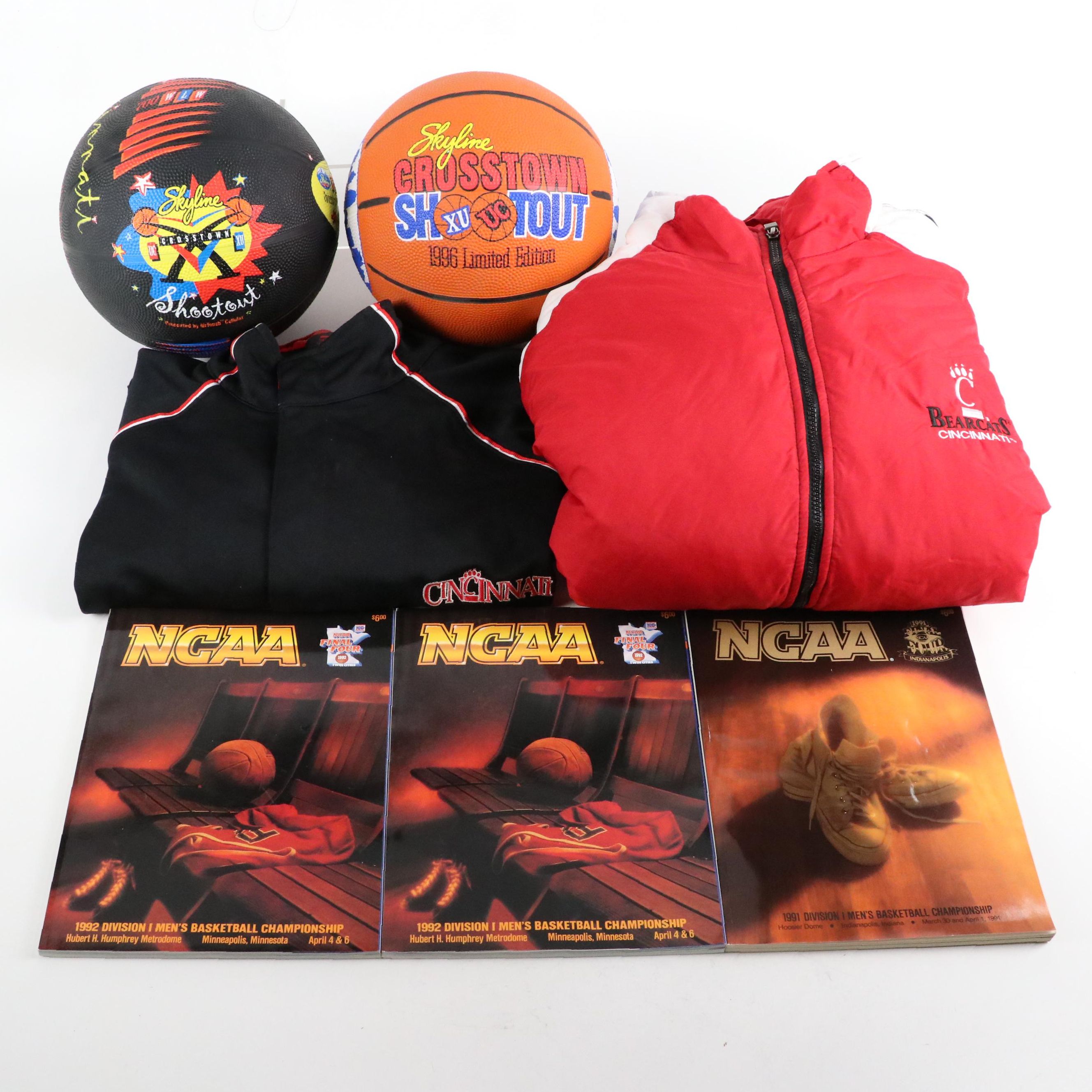 Cincinnati Bearcats Jackets with "Crosstown Shootout" Basketballs and More
