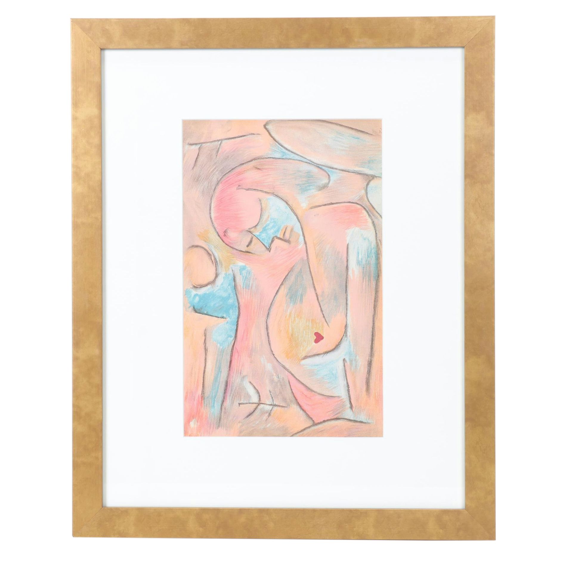 Paul Klee Color Lithograph "L'hiver" for "Verve," 1938