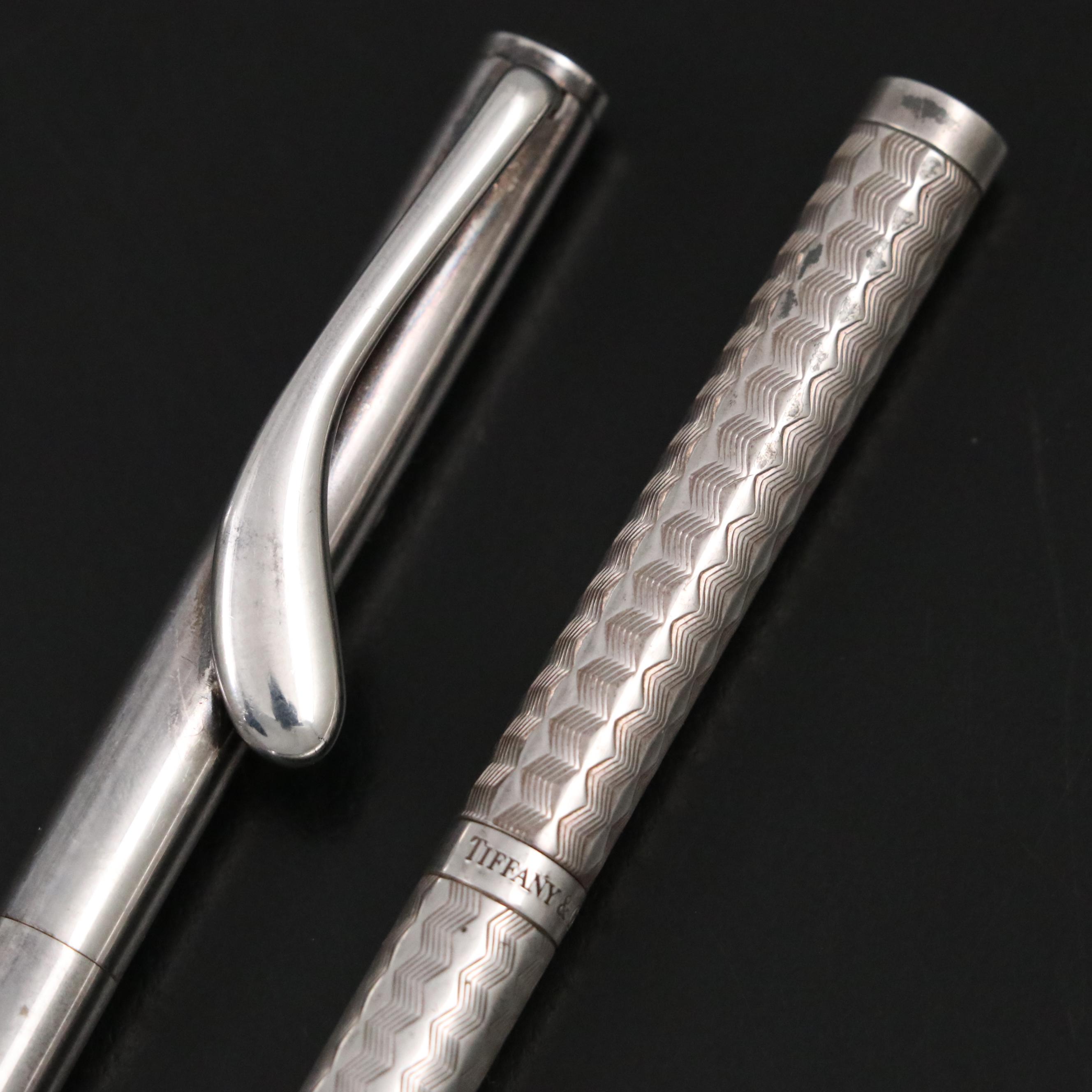 Tiffany & Co. Sterling Silver Ballpoint Pens