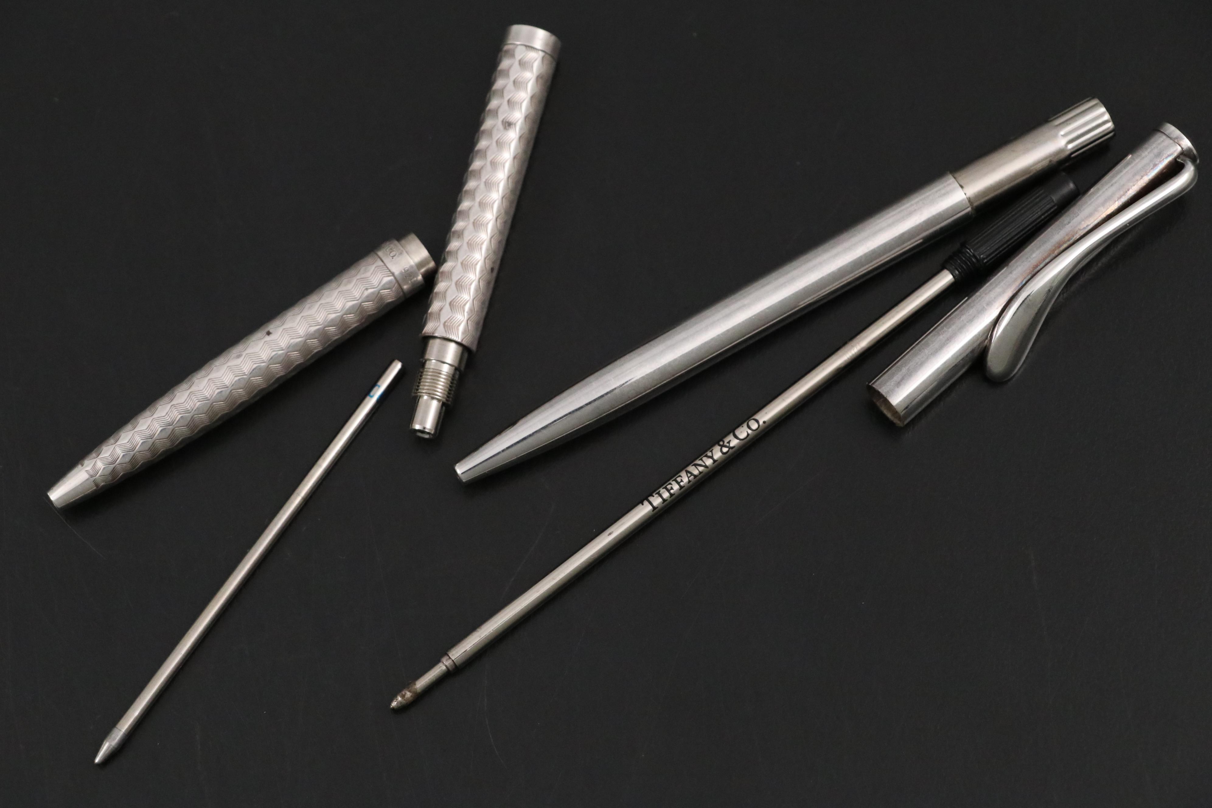 Tiffany & Co. Sterling Silver Ballpoint Pens