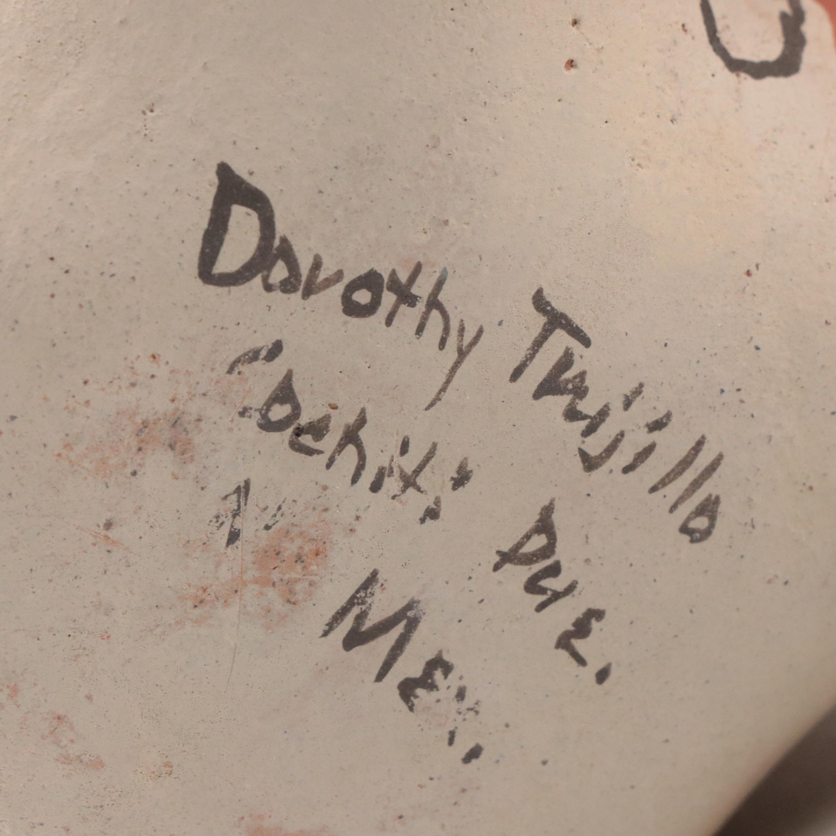 Dorothy Trujillo Cochiti Pueblo Hand-Painted Storyteller Figure