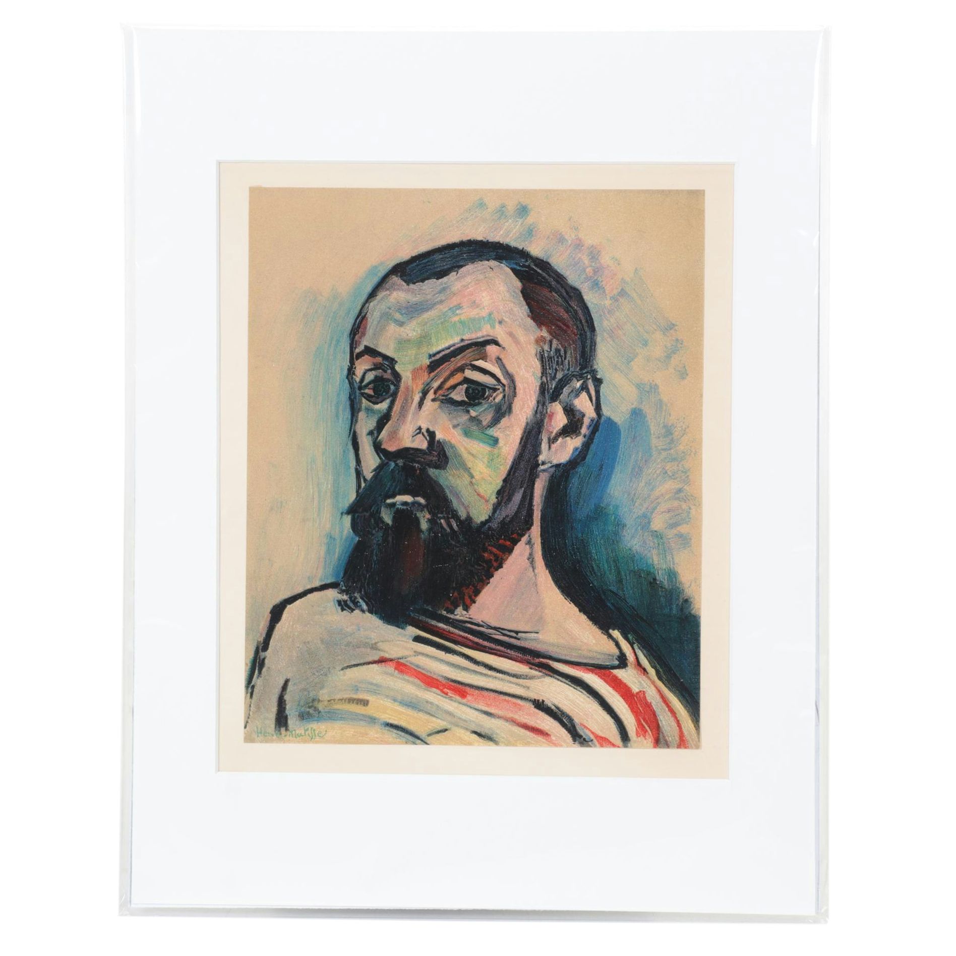Henri Matisse Reproduction Self-portrait Color Lithograph