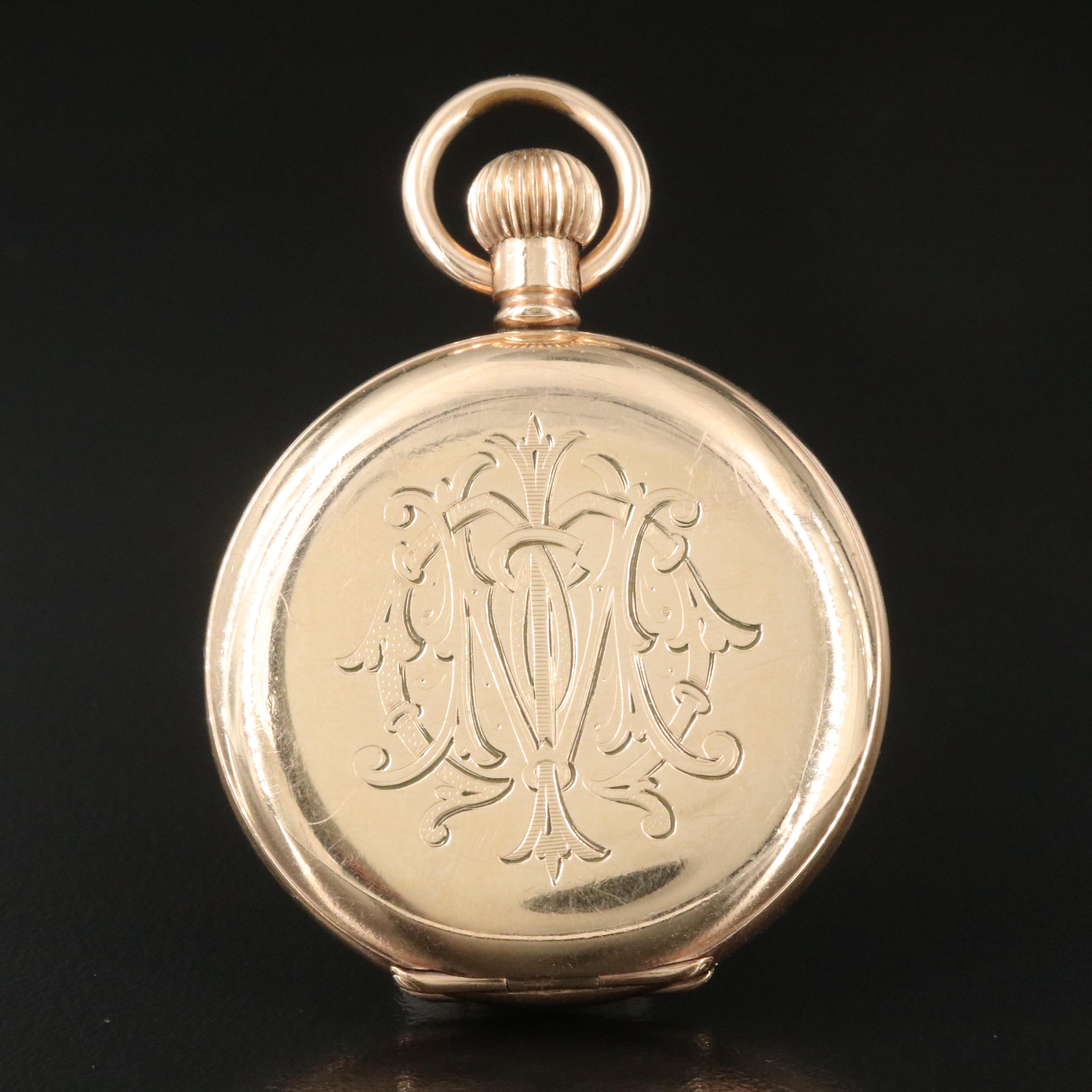 1903 American Waltham Watch Co. Hunting Case Pocket Watch