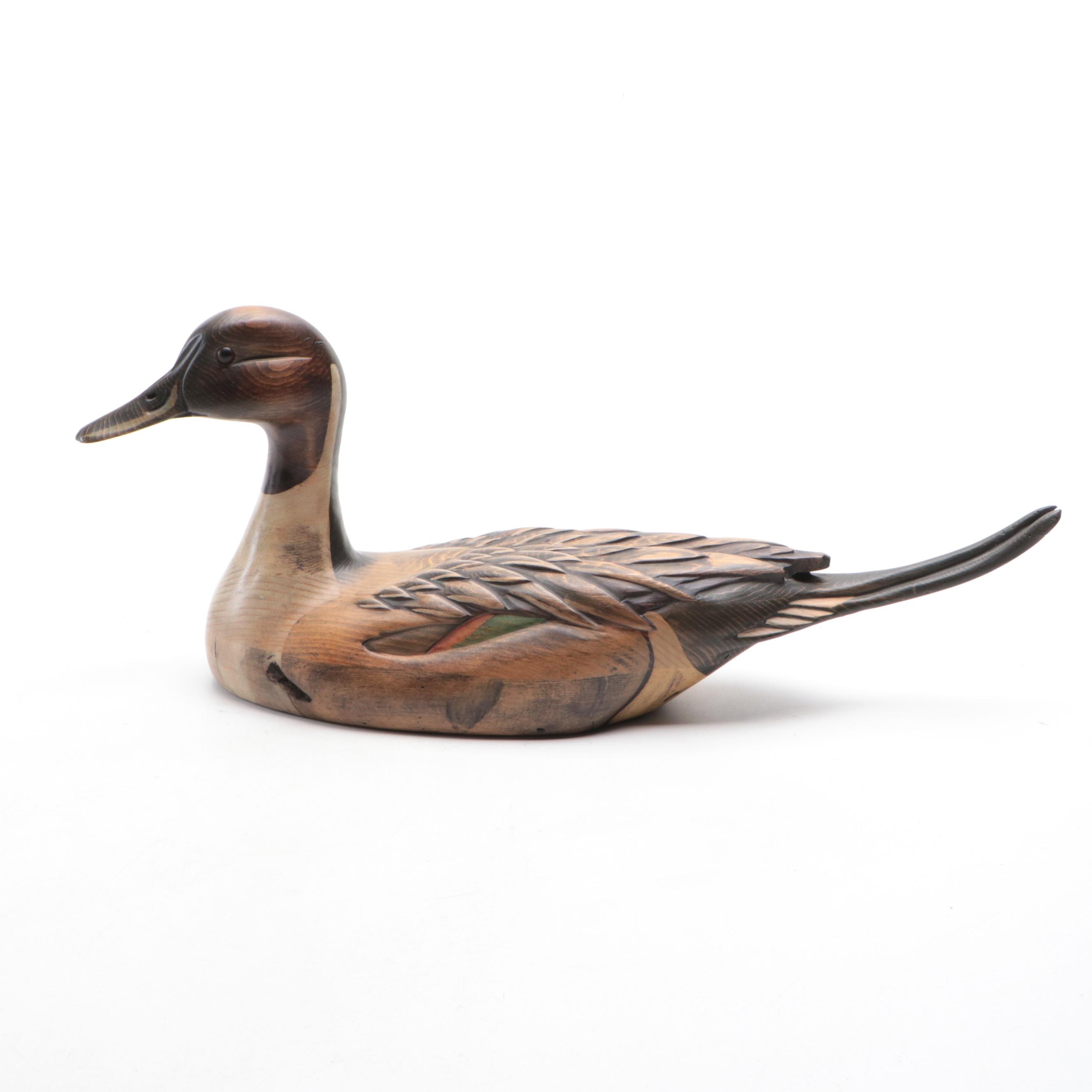 Ducks Unlimited Tom Taber & John Fairfield Special Edition Duck Decoy, 1987