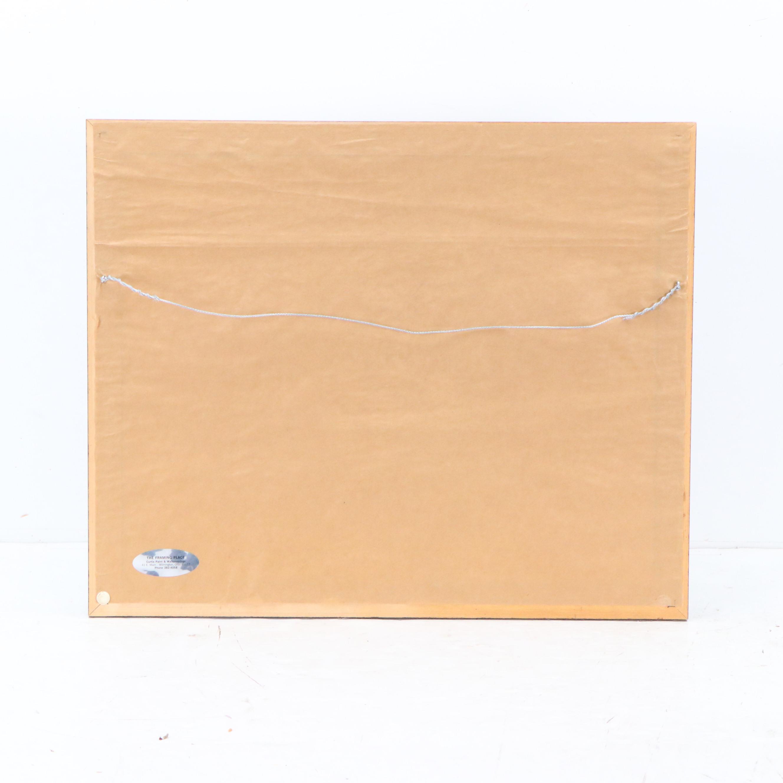 Rural Landscape Oil Painting of Farm Scene