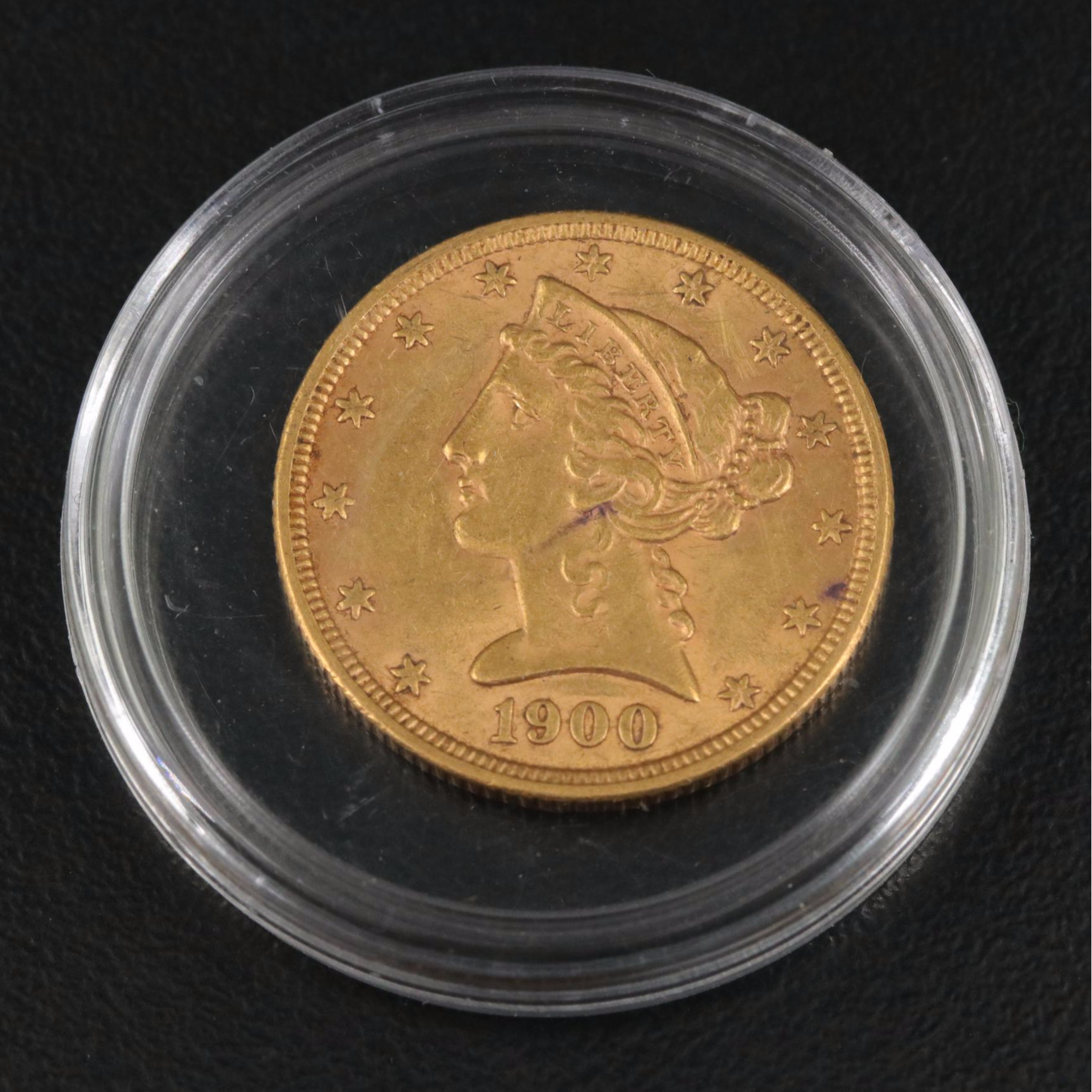 1900 United States Liberty Five Dollar Gold Coin
