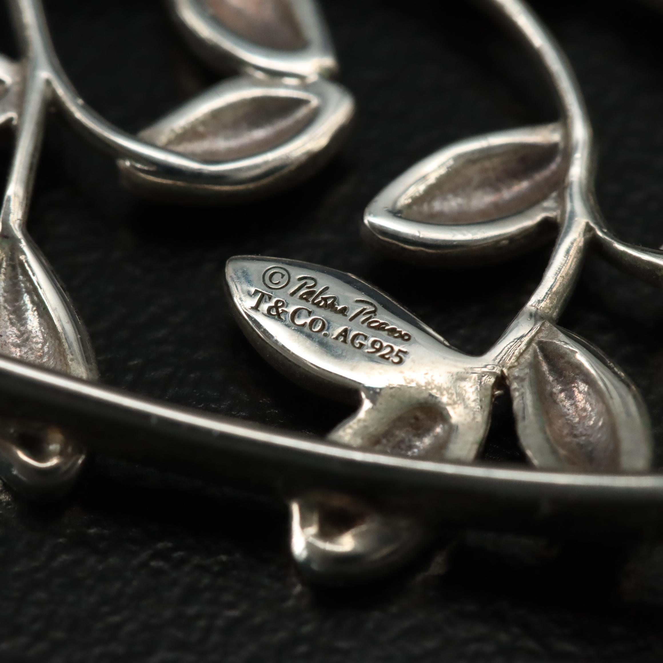 Paloma Picasso for Tiffany & Co. Sterling Olive Leaf Cuff Bracelet