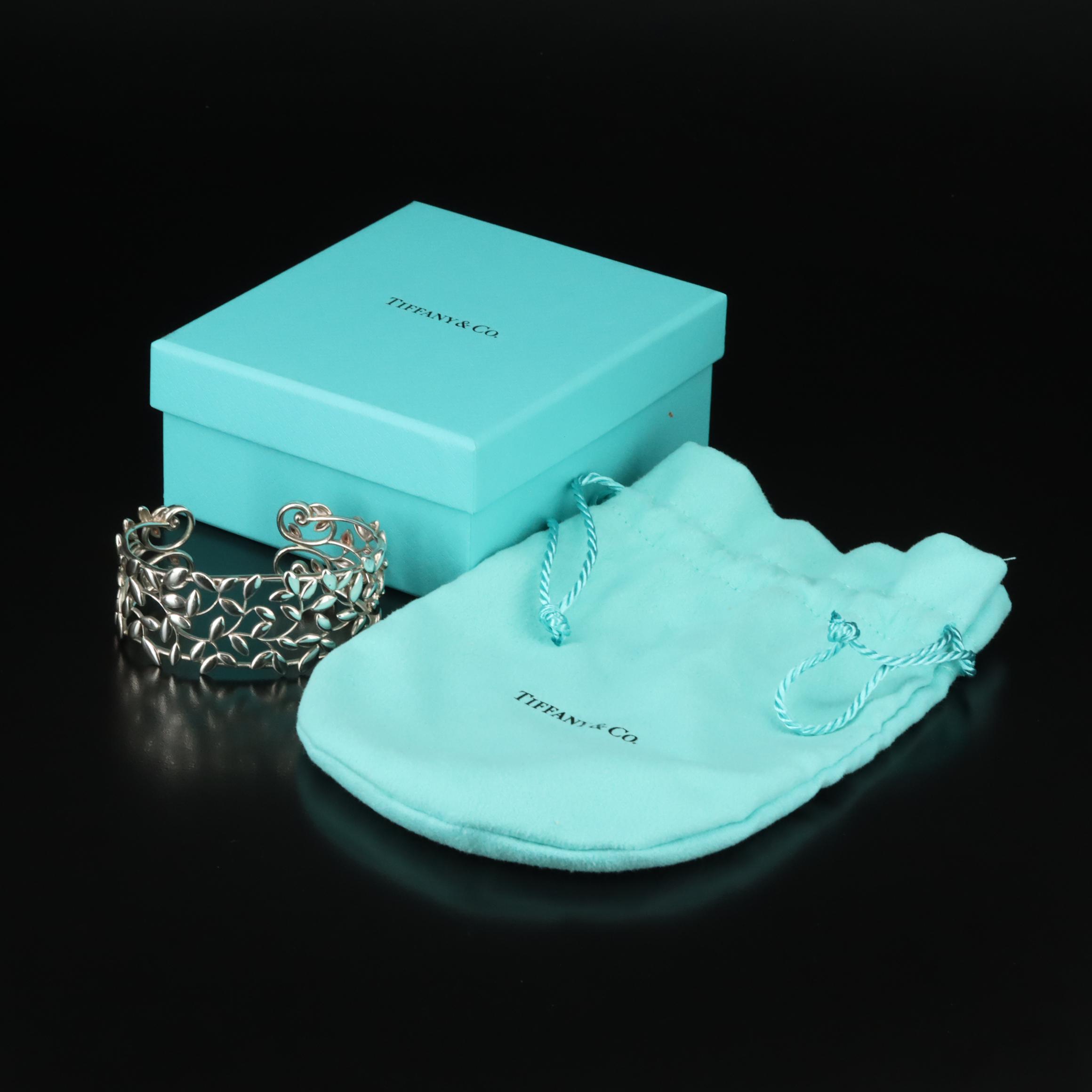 Paloma Picasso for Tiffany & Co. Sterling Olive Leaf Cuff Bracelet