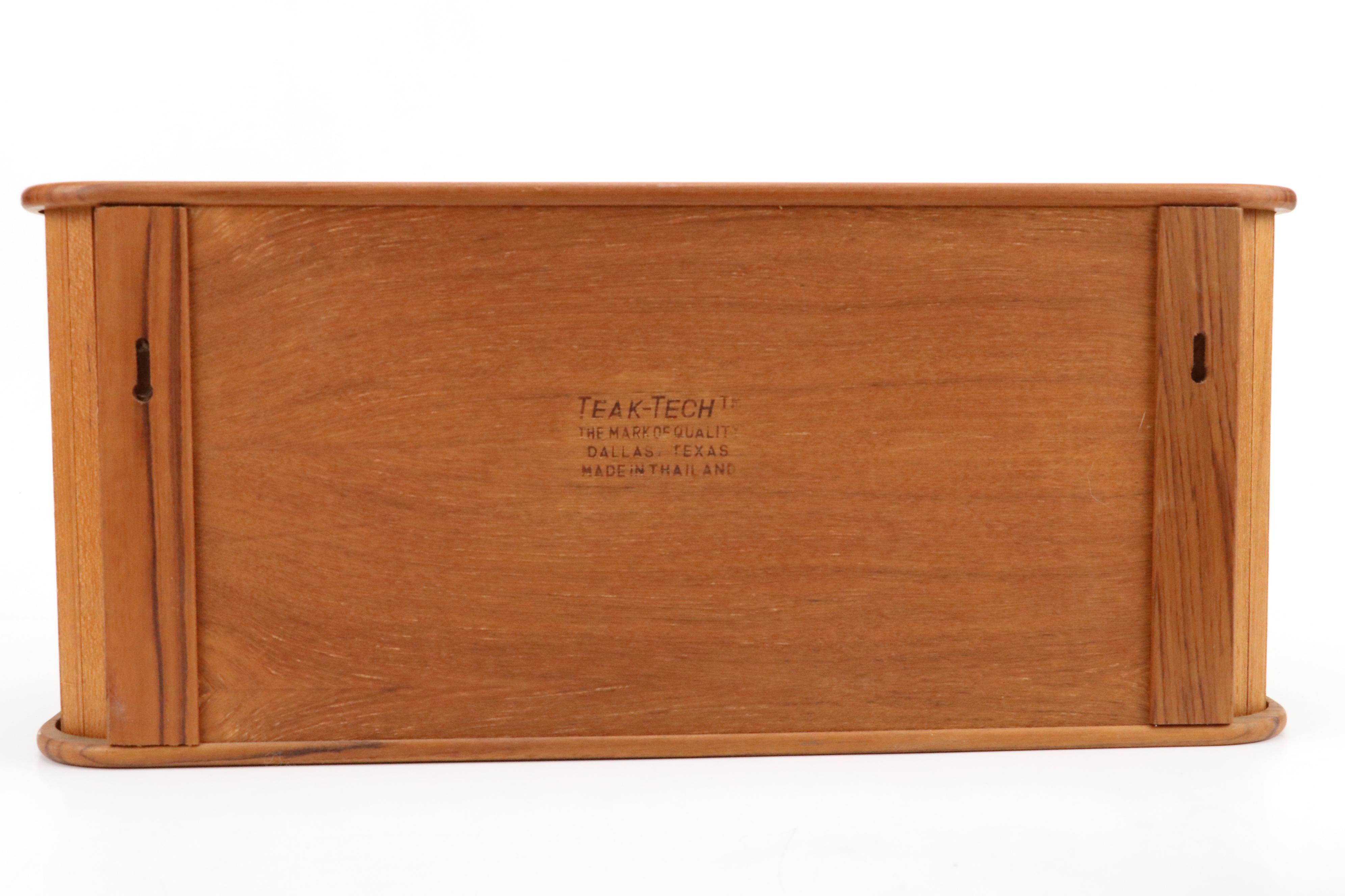 Teak-Tech Wood Bread Cabinet with Jaxton Wood Folding Hot Buffet and More