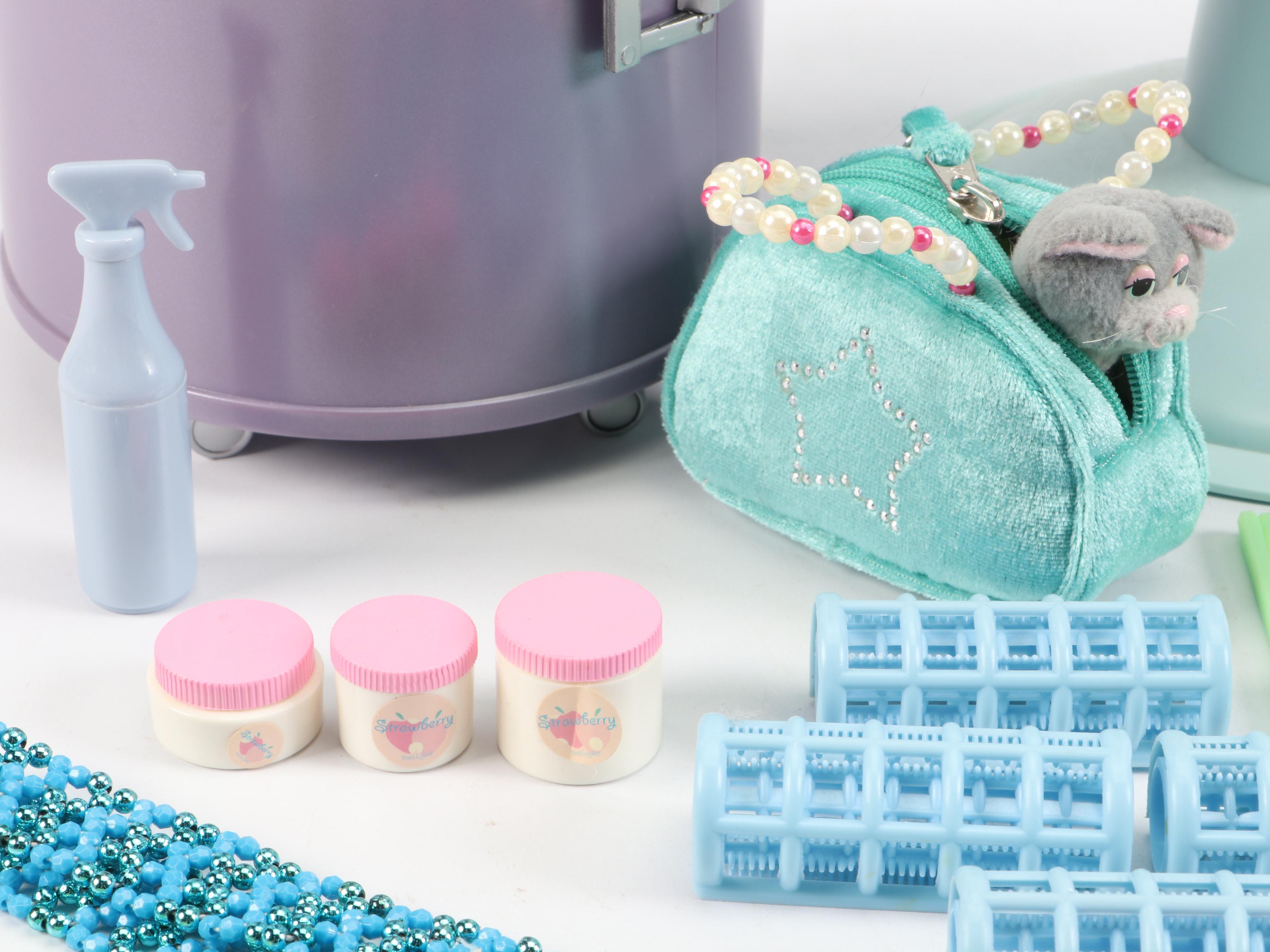 American Girl Hair Style Center with Battat Salon Chair and More Toys