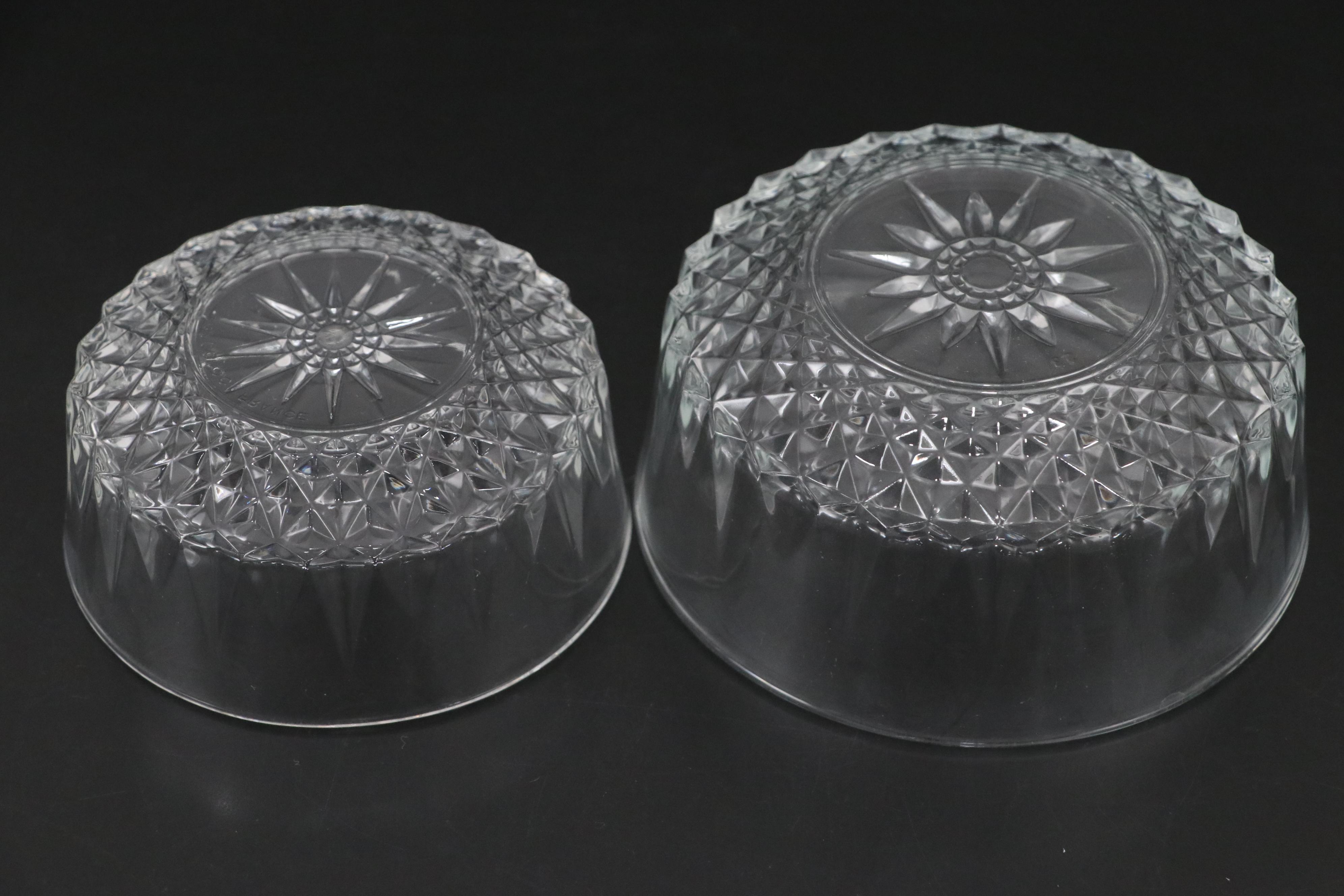 Cristal D'Arques-Durand "Longchamp" Glassware with Arcoroc Cups and Bowls