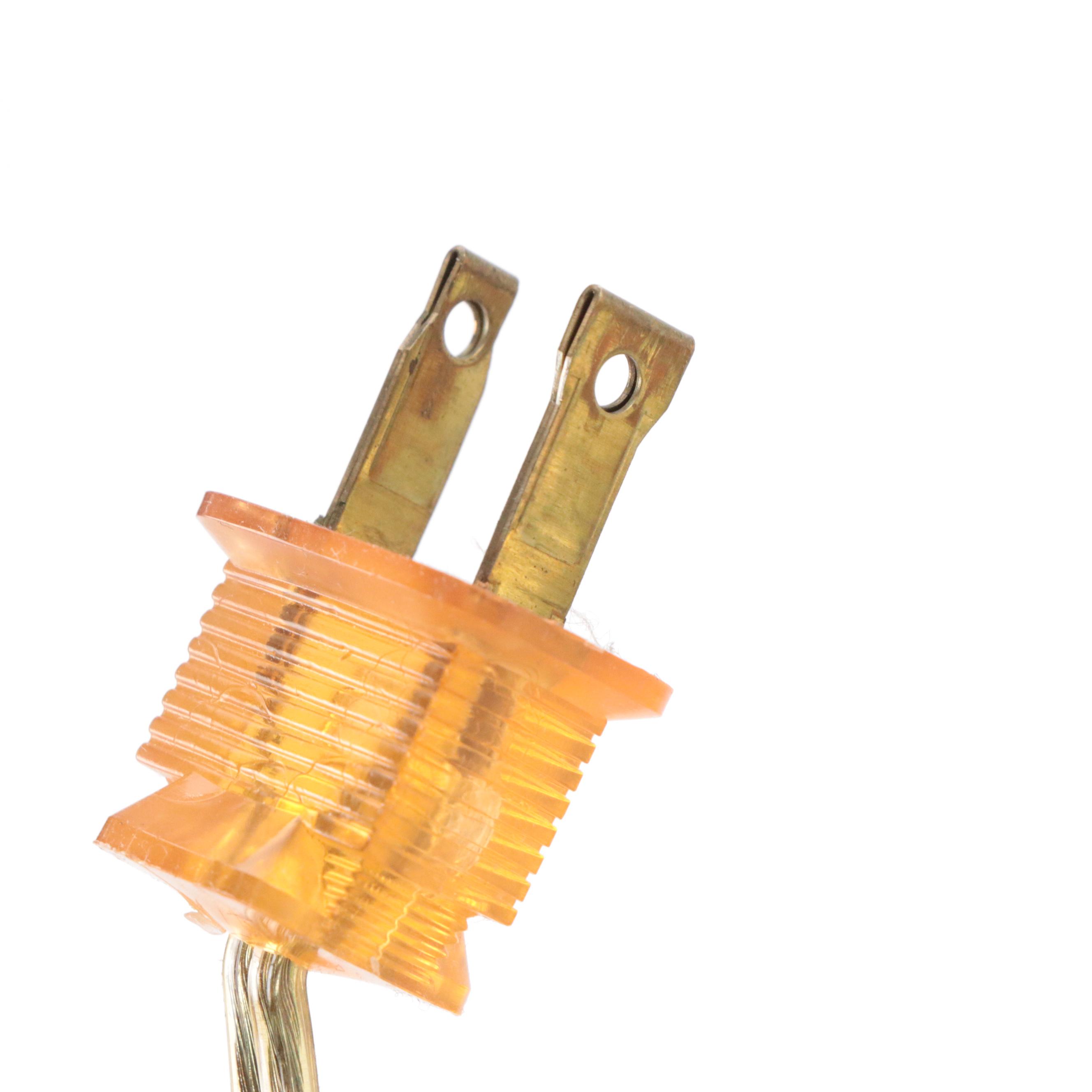 Candlestick Style Baldwin Brass Table Lamp with Angel Finial and Fabric Shade