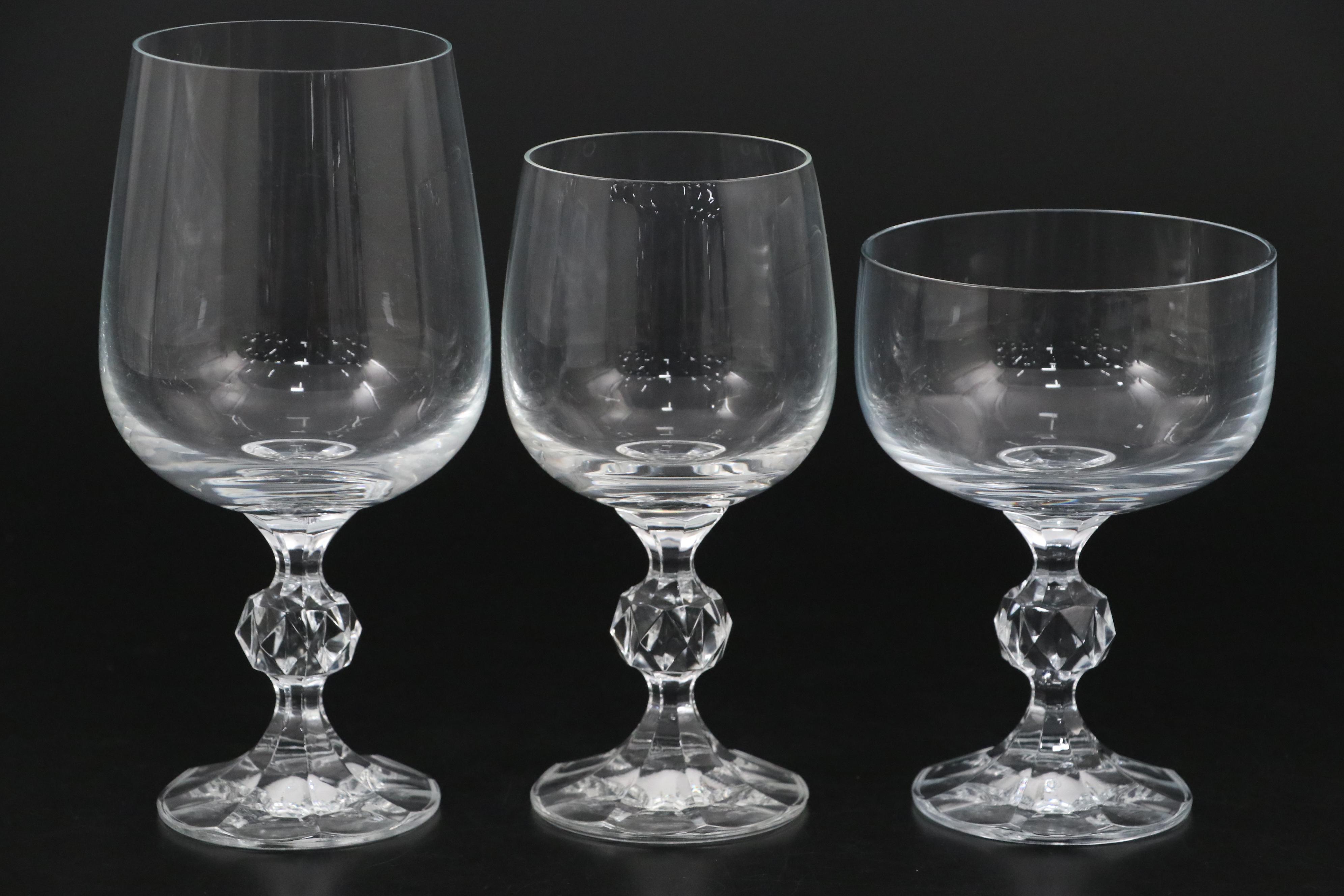 Import Assoc "Claudia" Glass Stemware