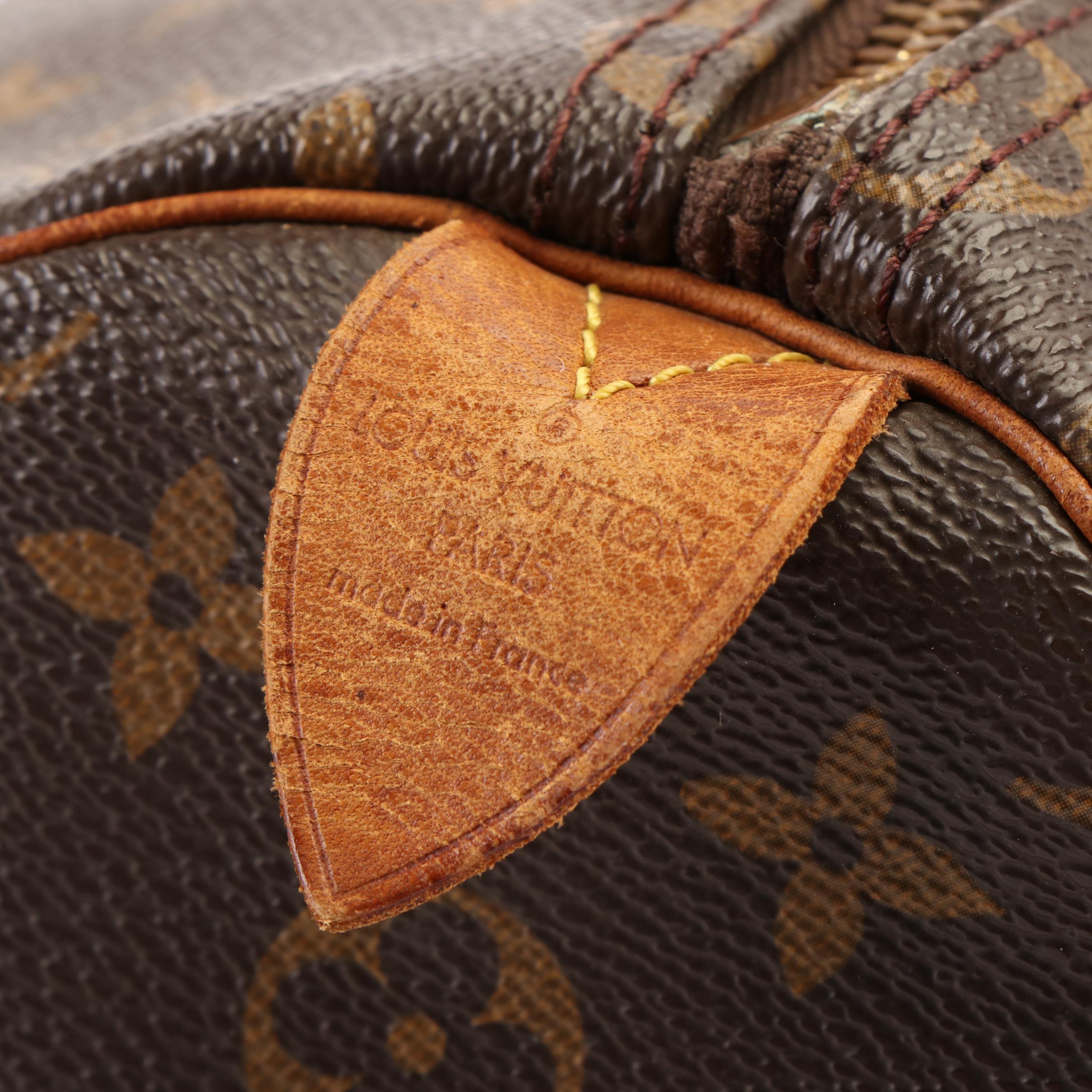 Louis Vuitton Speedy 35 Handbag in Monogram Coated Canvas