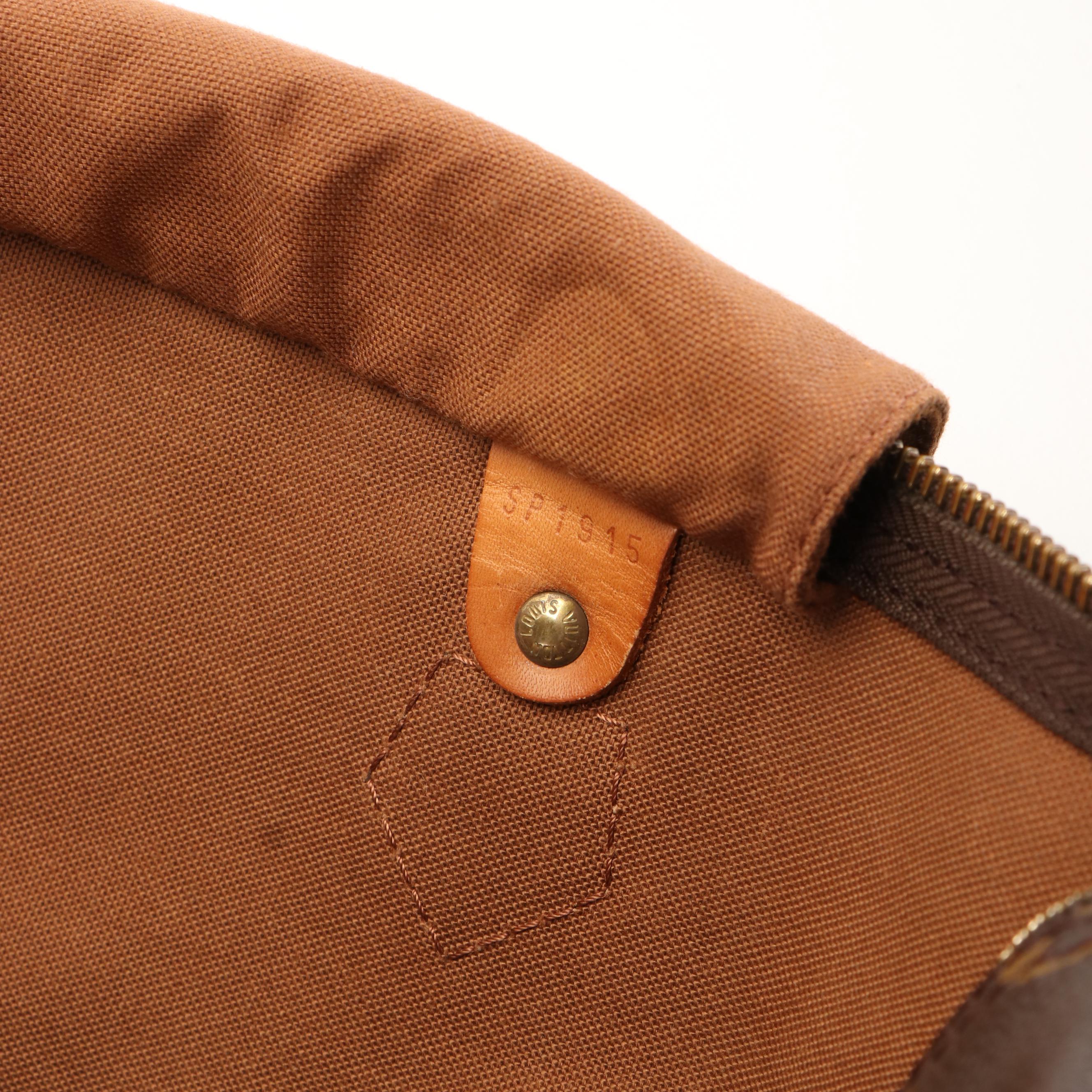 Louis Vuitton Speedy 35 Handbag in Monogram Coated Canvas