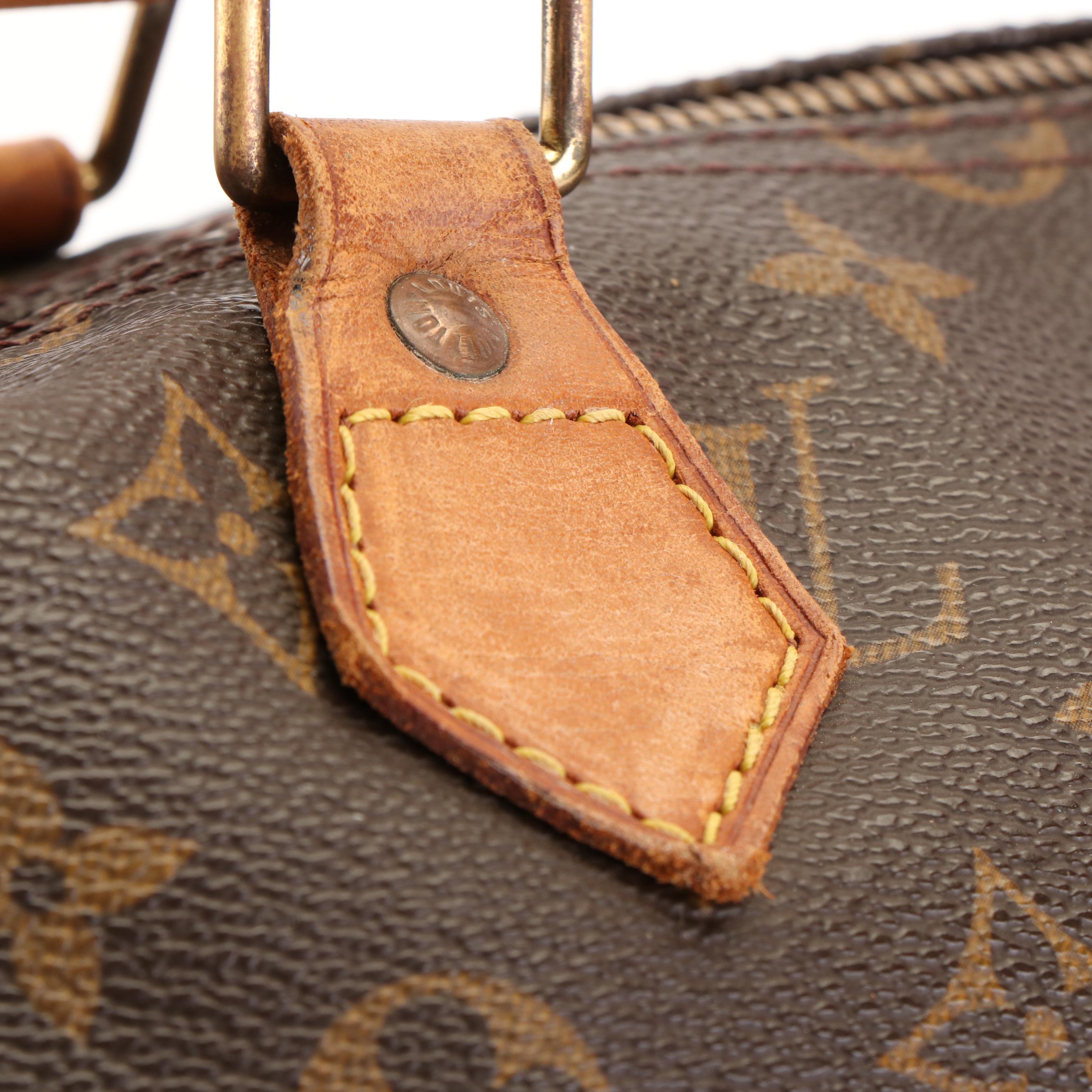 Louis Vuitton Speedy 35 Handbag in Monogram Coated Canvas