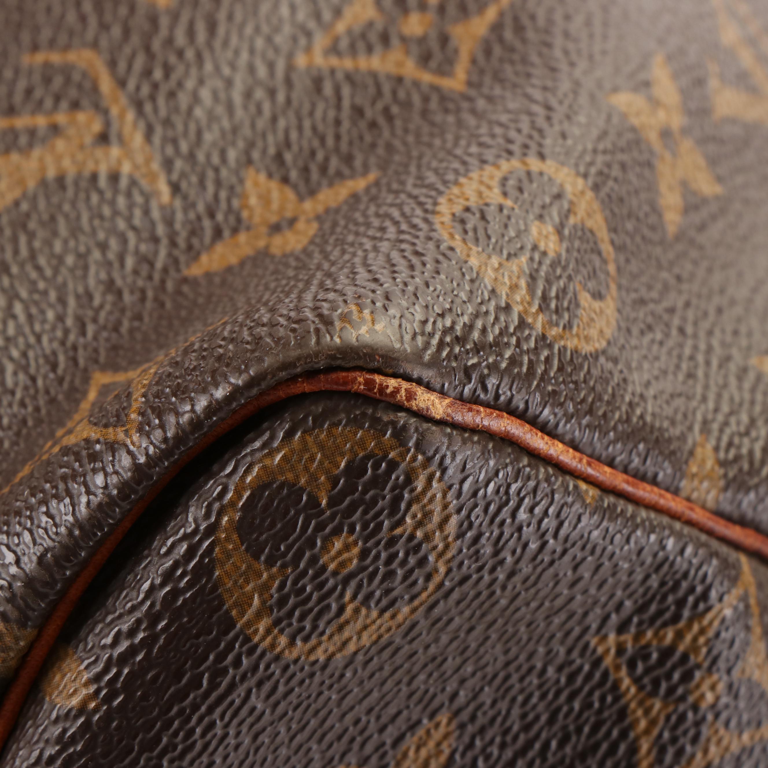 Louis Vuitton Speedy 35 Handbag in Monogram Coated Canvas